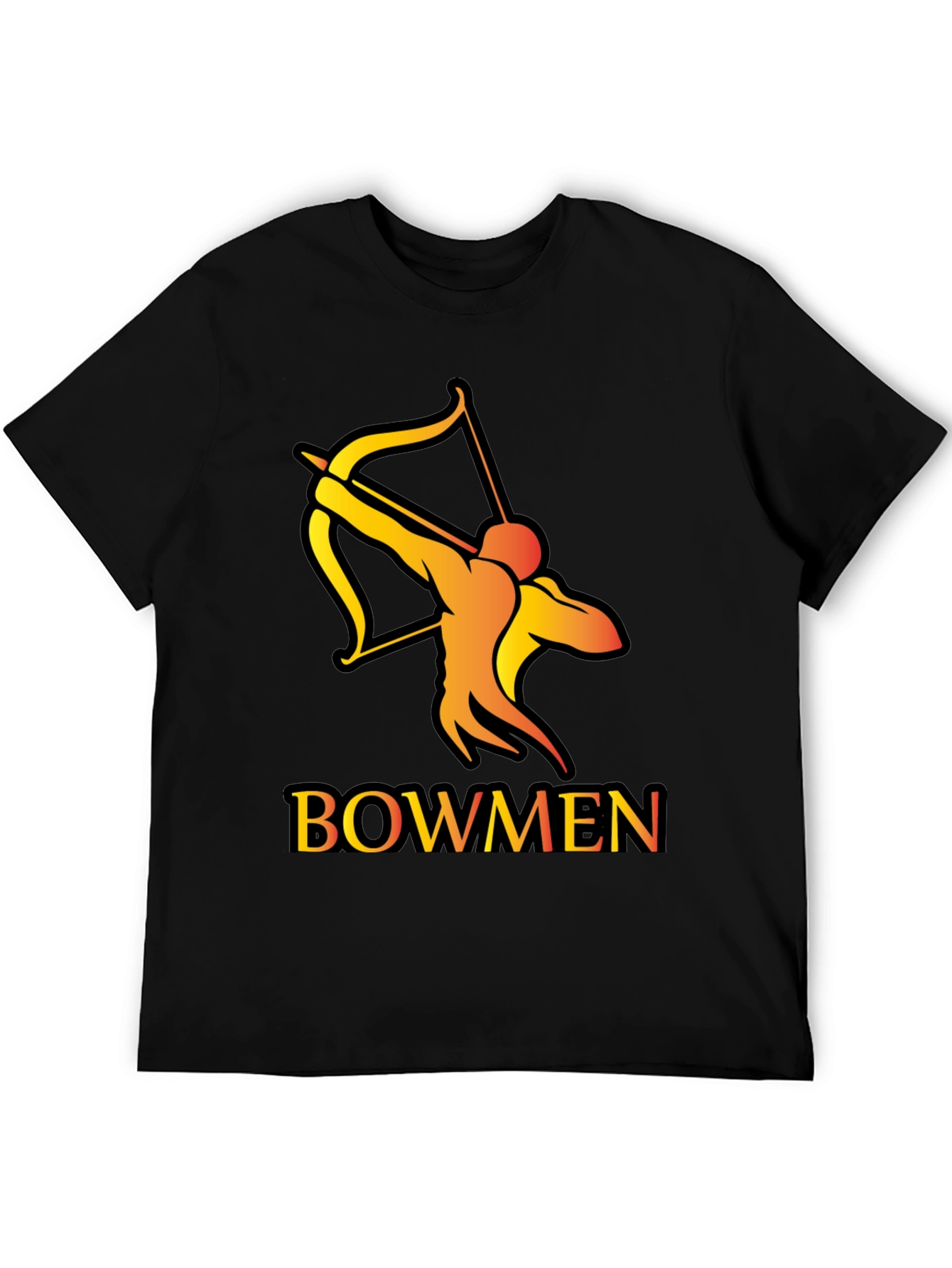 Bowmen Archer Graphic T-Shirt - Black