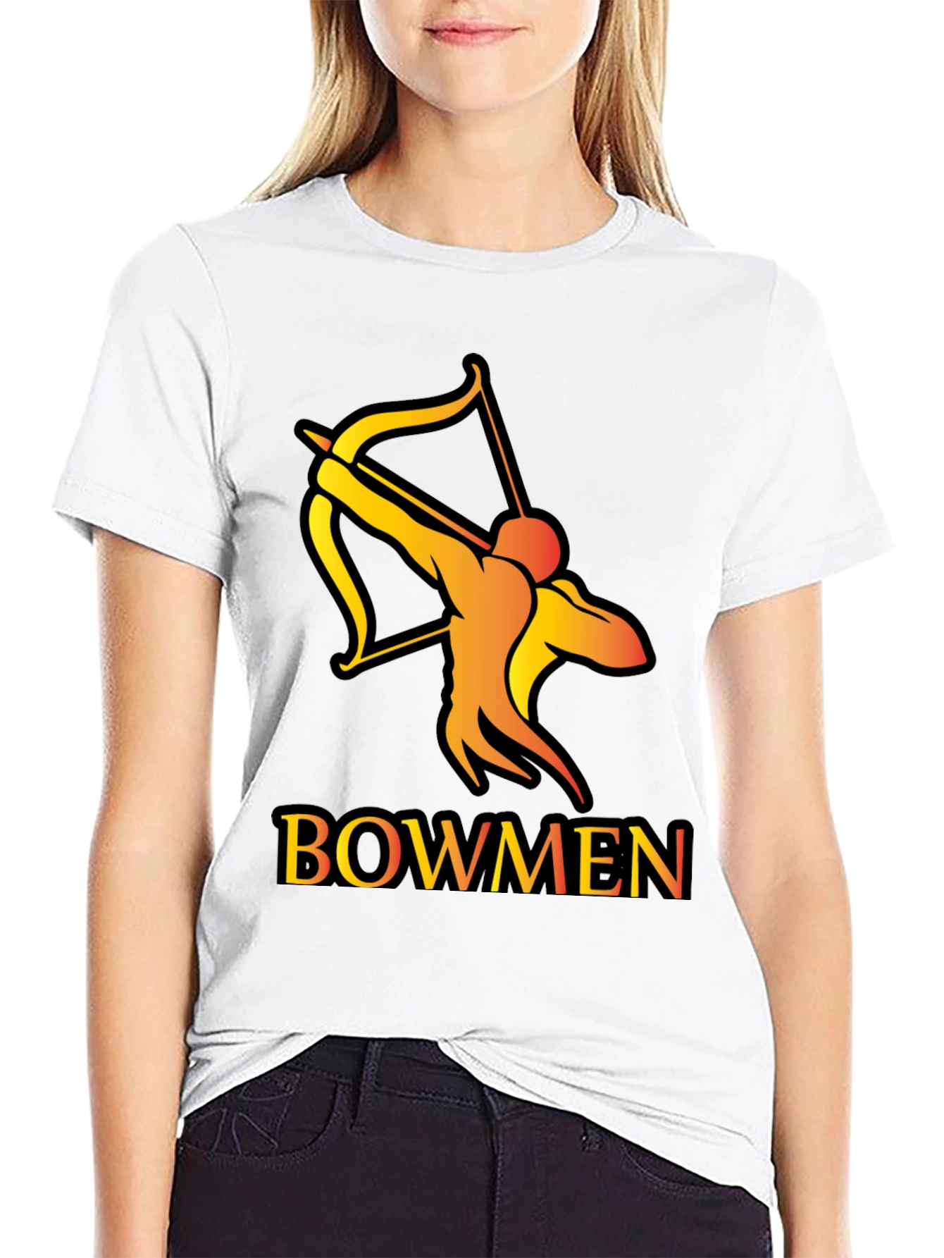 Bowmen Archer Graphic T-Shirt - Black