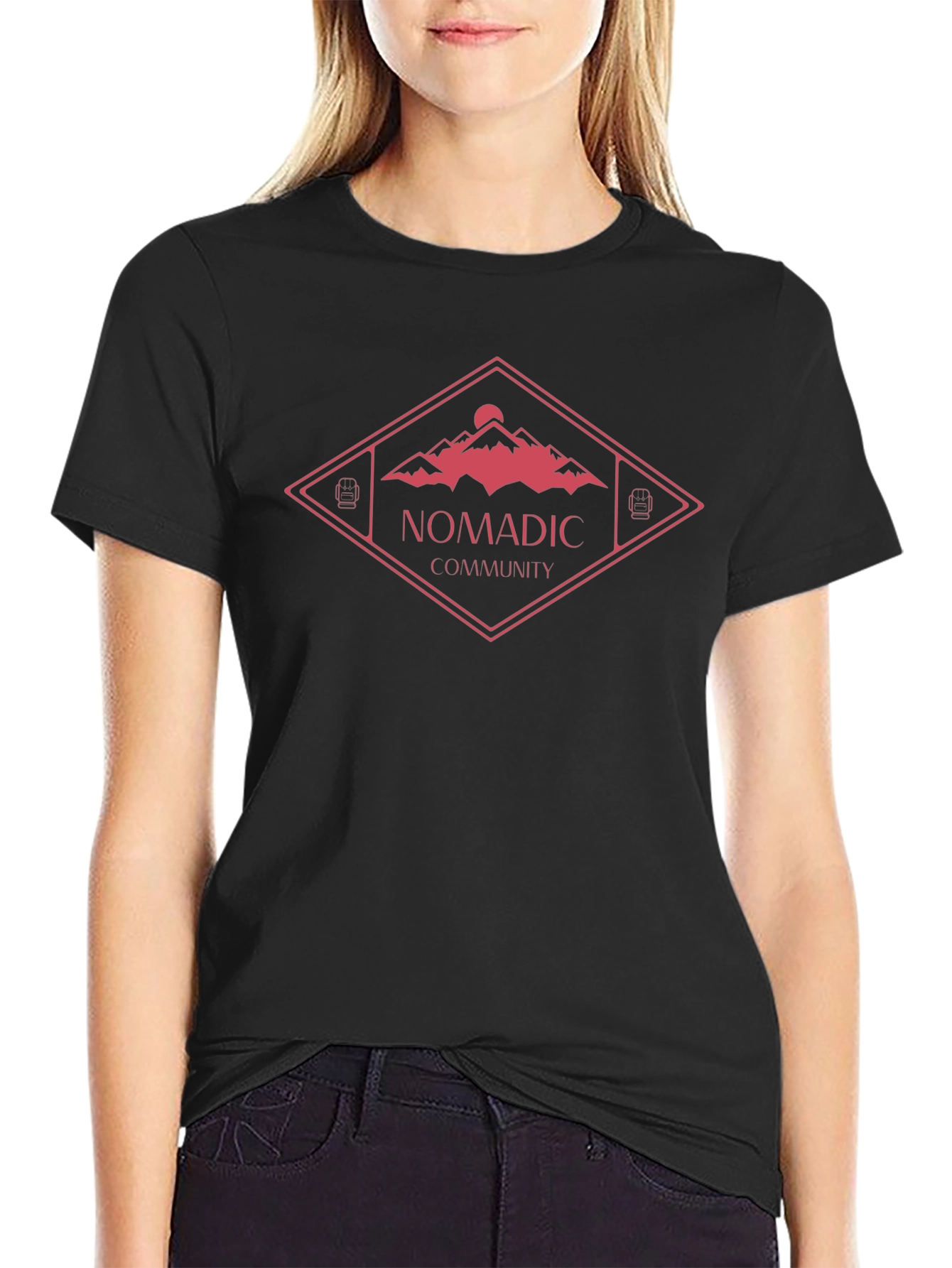 Nomadic Community Graphic T-Shirt - Black