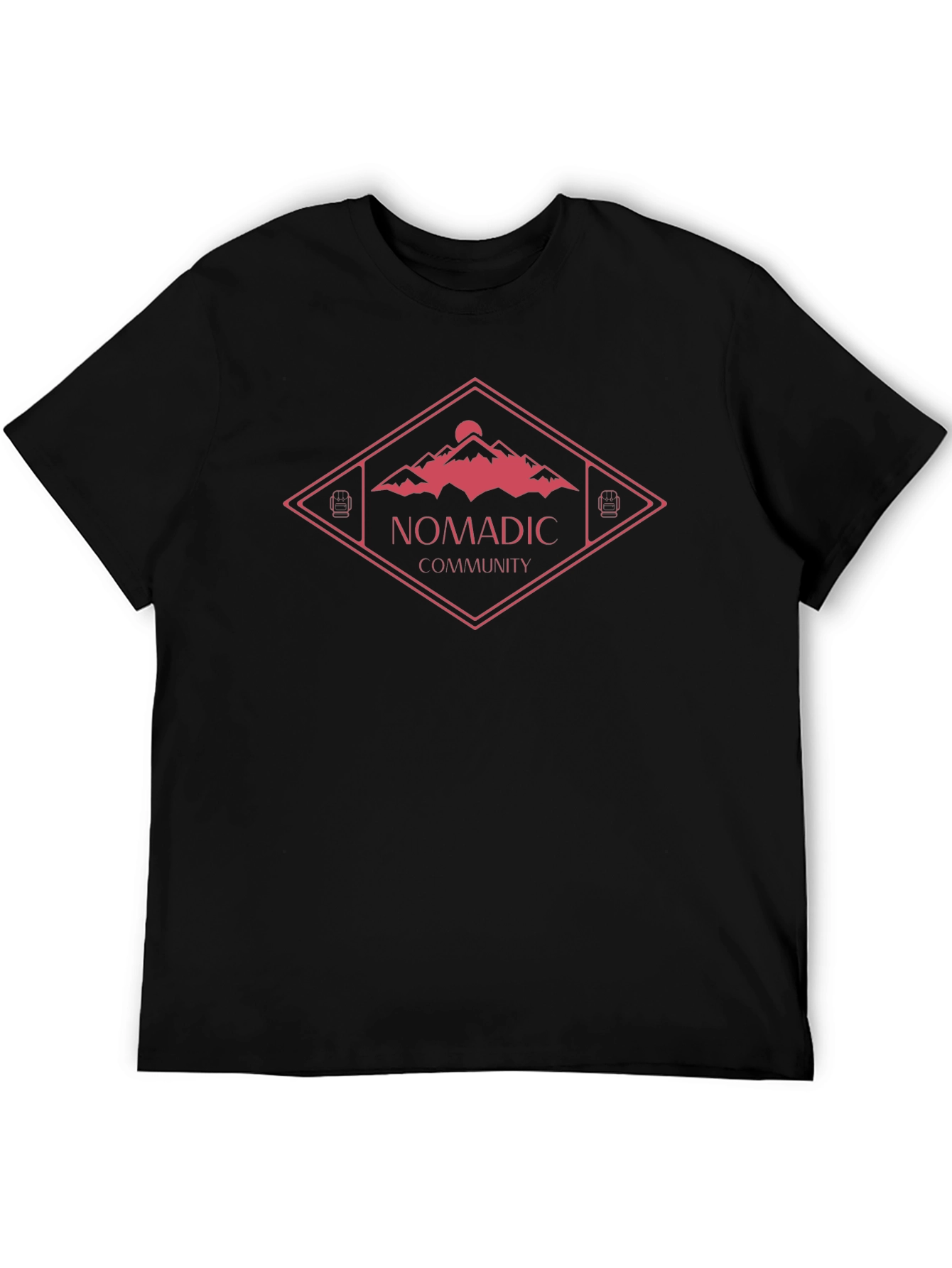 Nomadic Community Graphic T-Shirt - Black