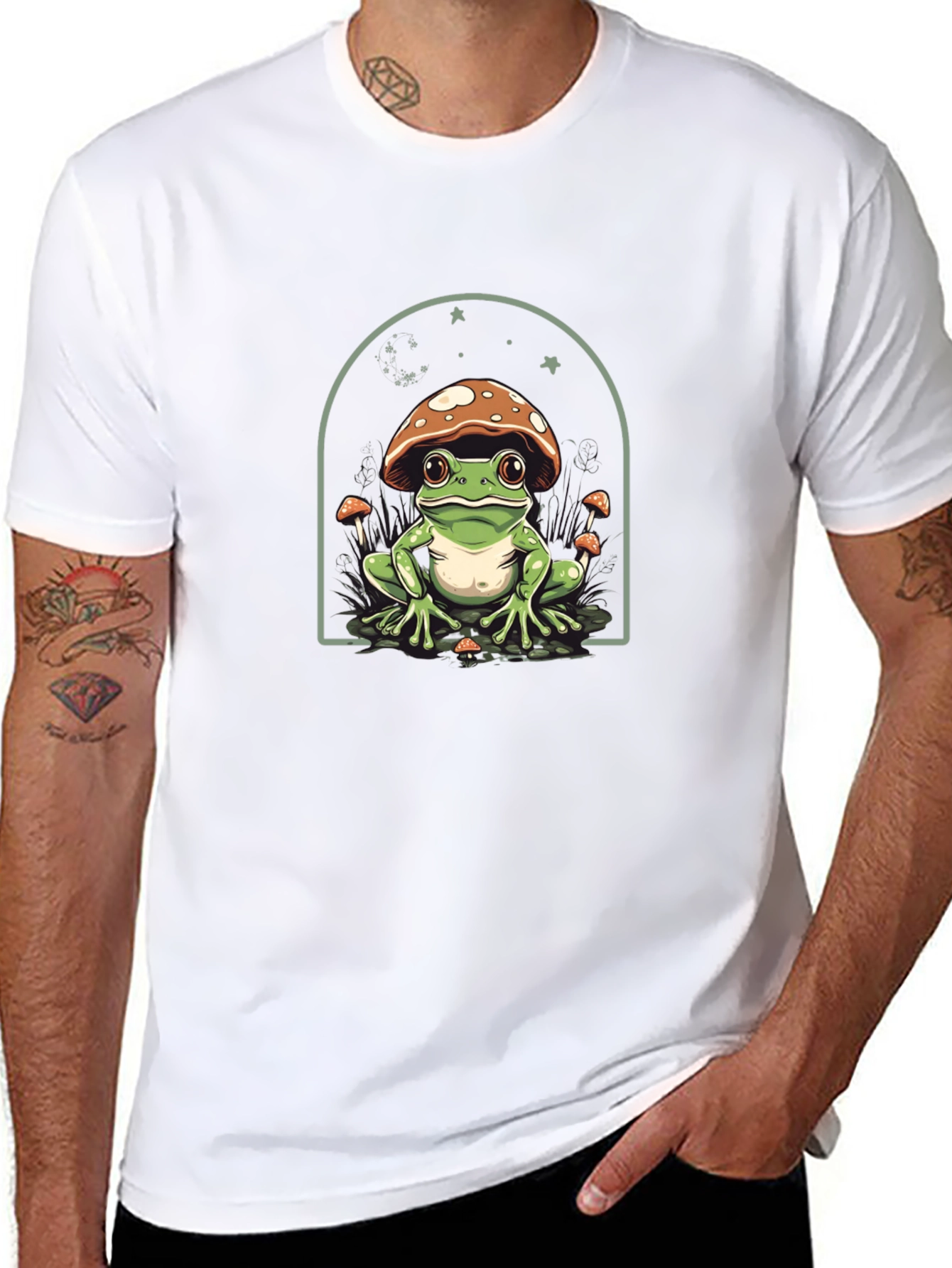 Mushroom Frog T-Shirt - Unique Graphic Tee