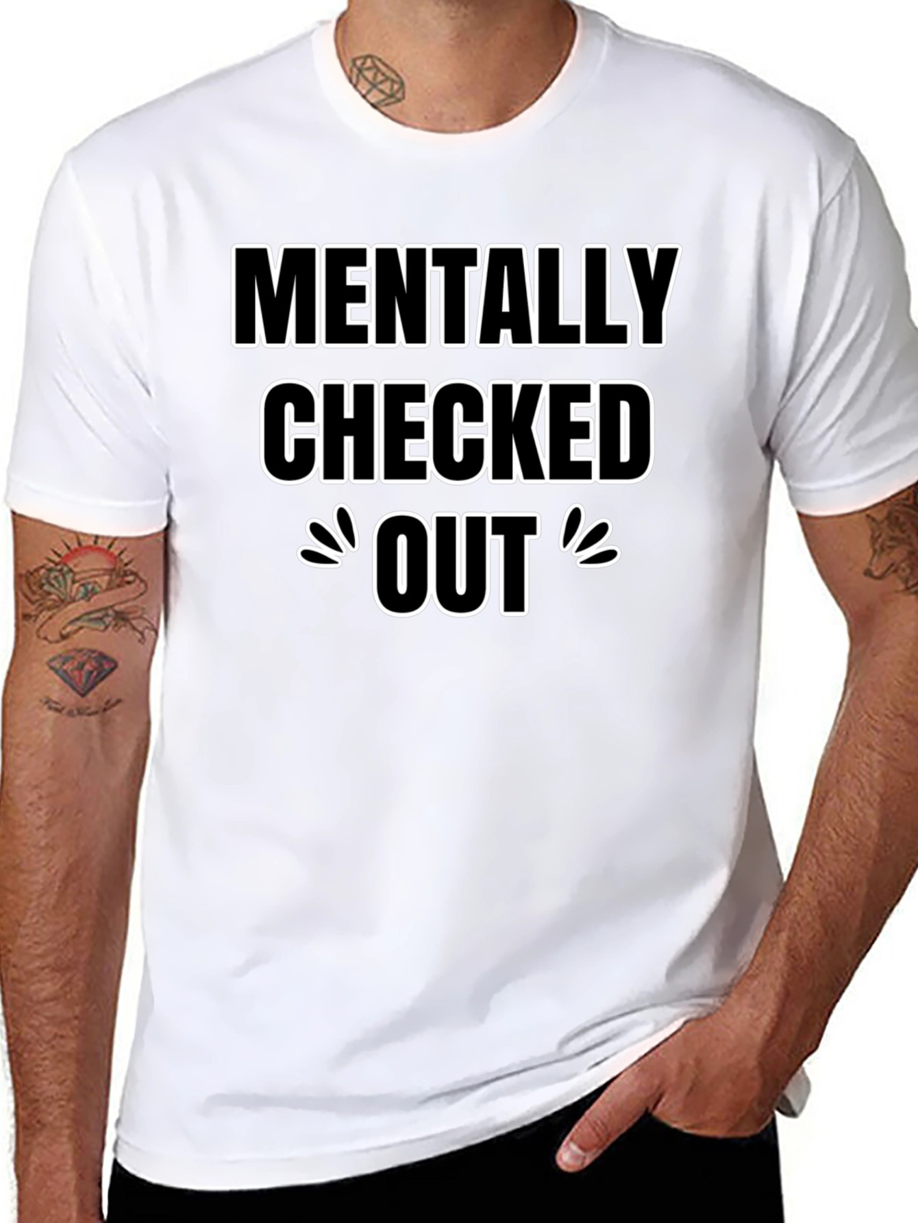 Mentally Checked Out Graphic T-Shirt