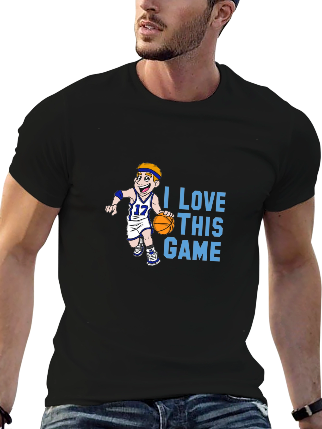 I Love This Game Basketball T-Shirt