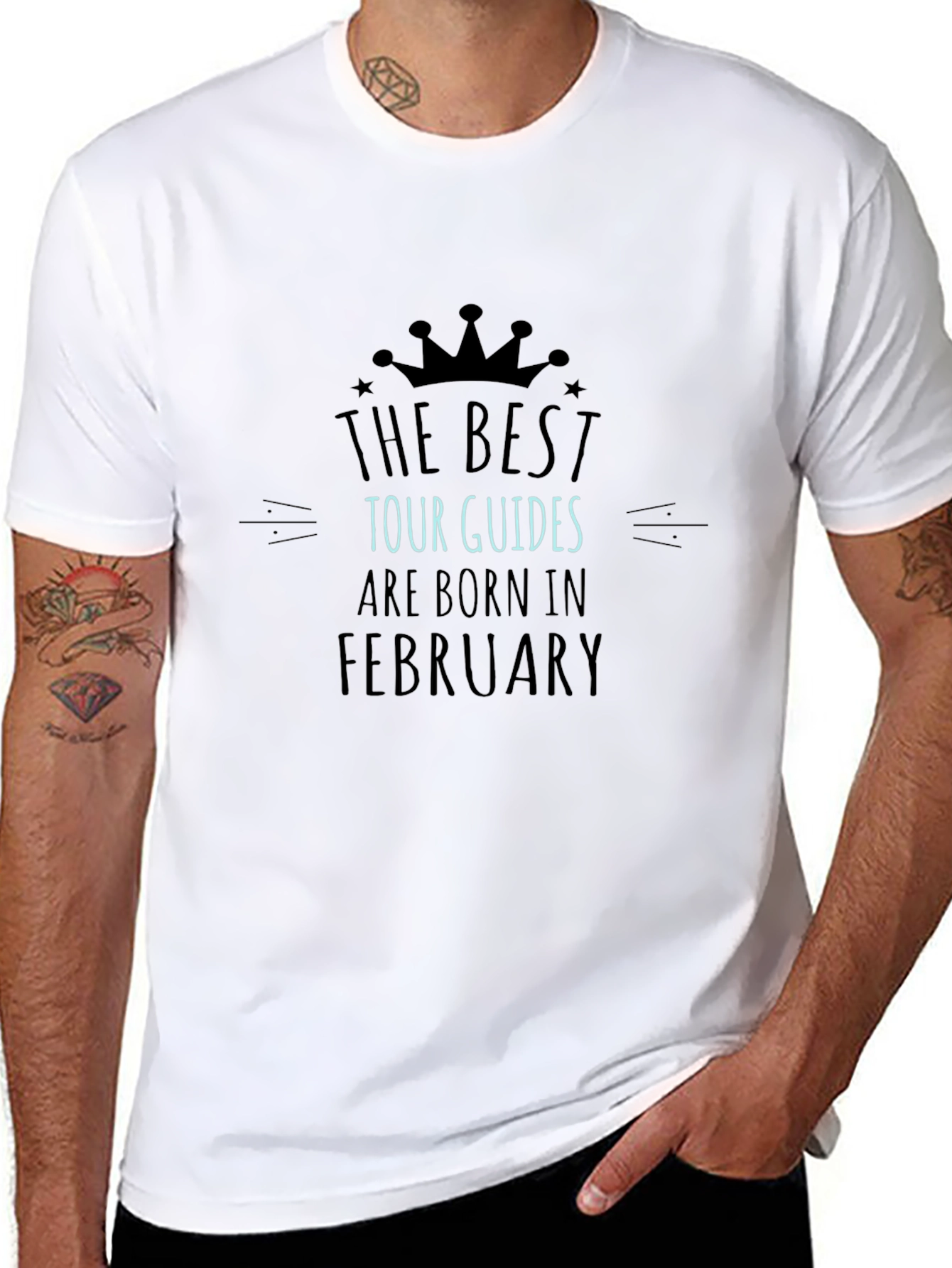 Best Tour Guides February Birthday T-Shirt