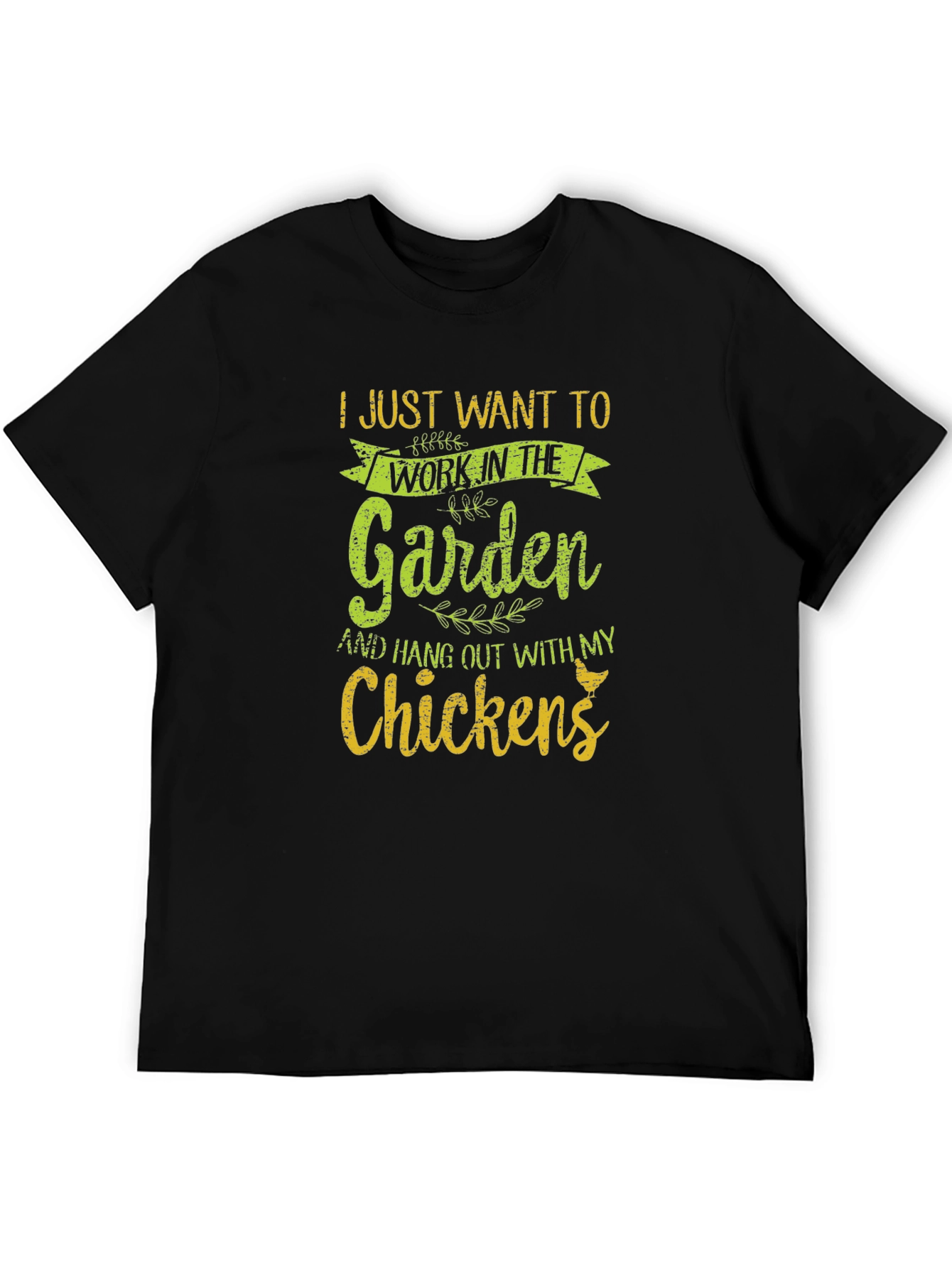 Garden & Chickens Graphic T-Shirt
