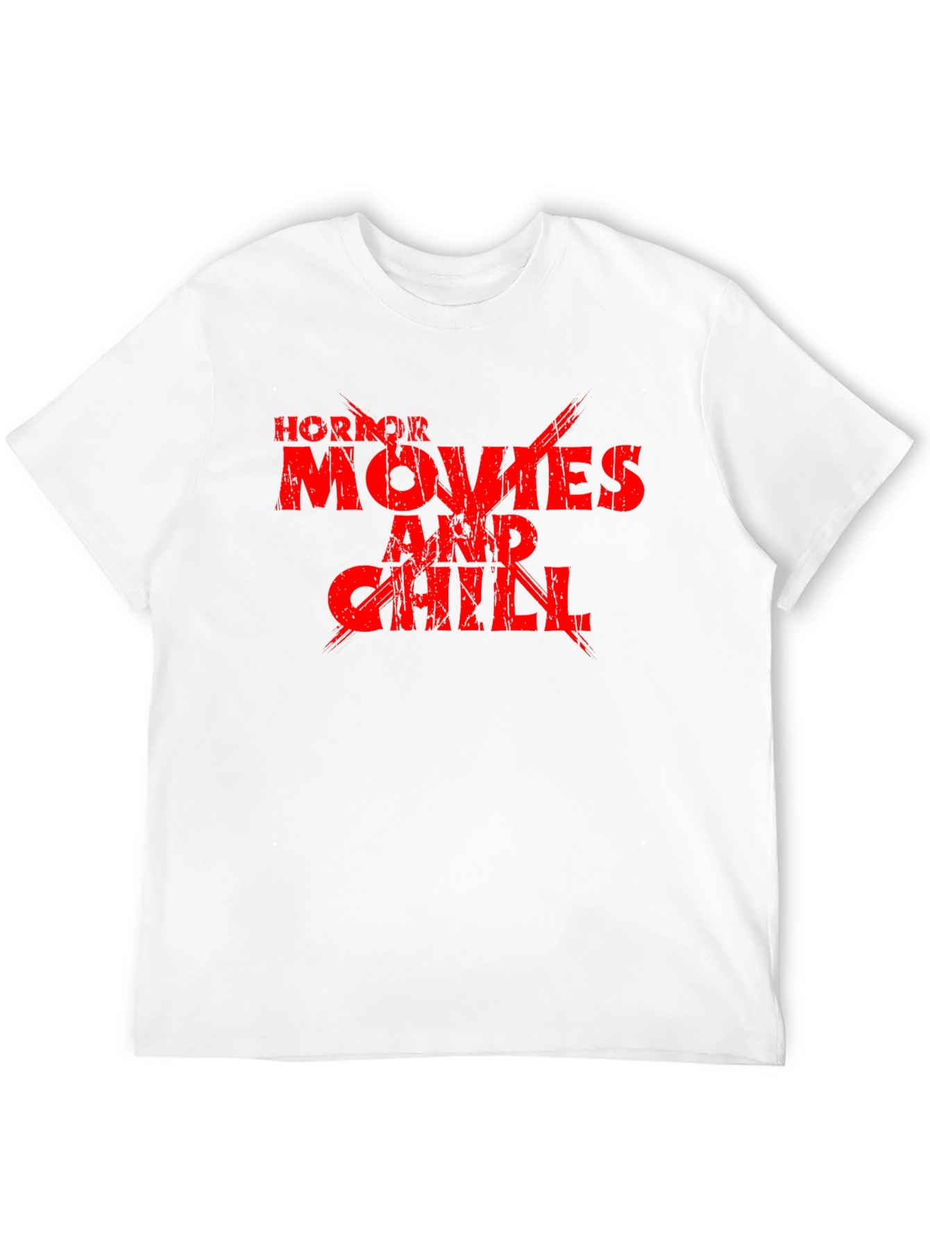 Horror Movies and Chill Black T-Shirt
