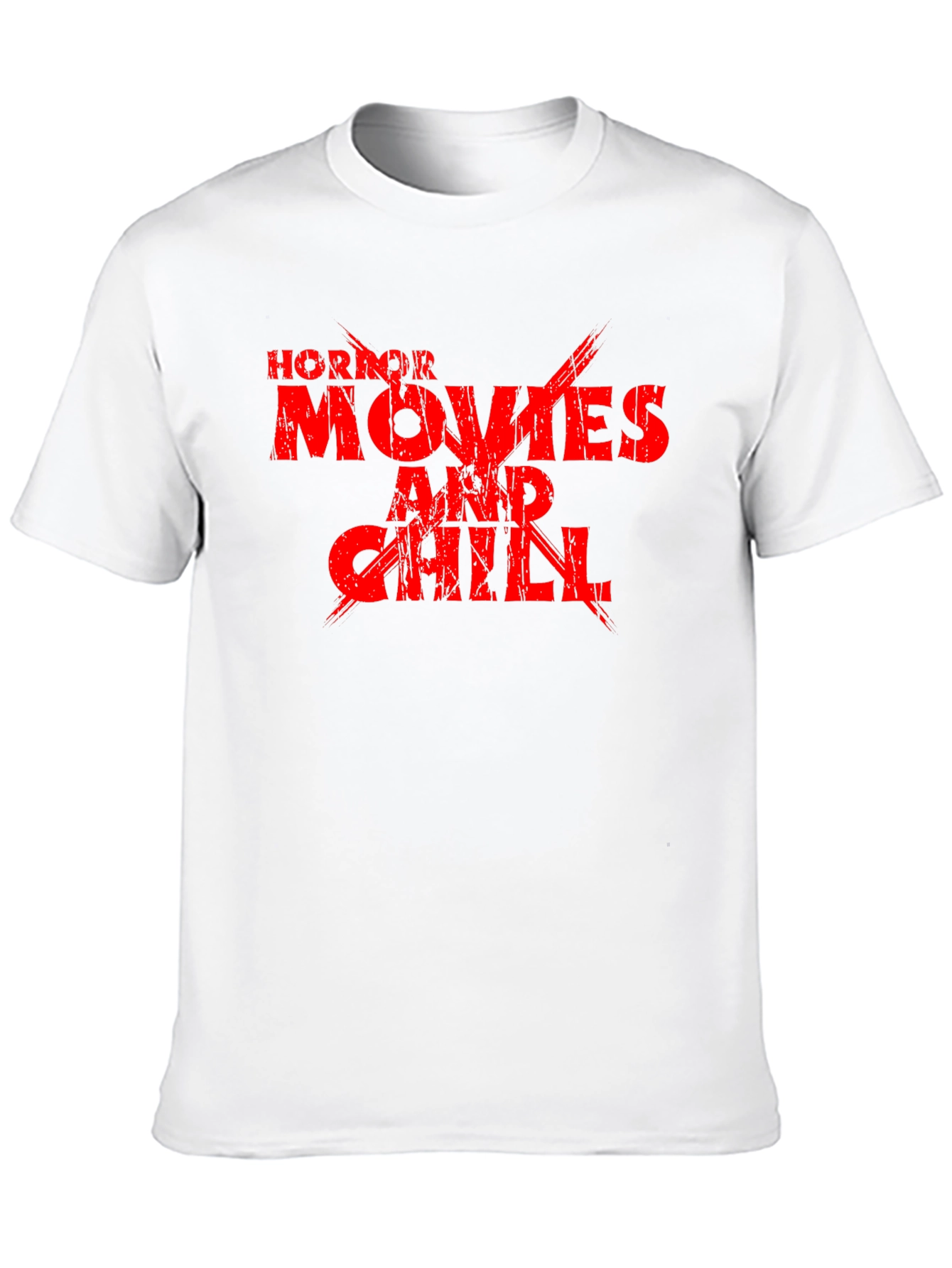 Horror Movies and Chill Black T-Shirt