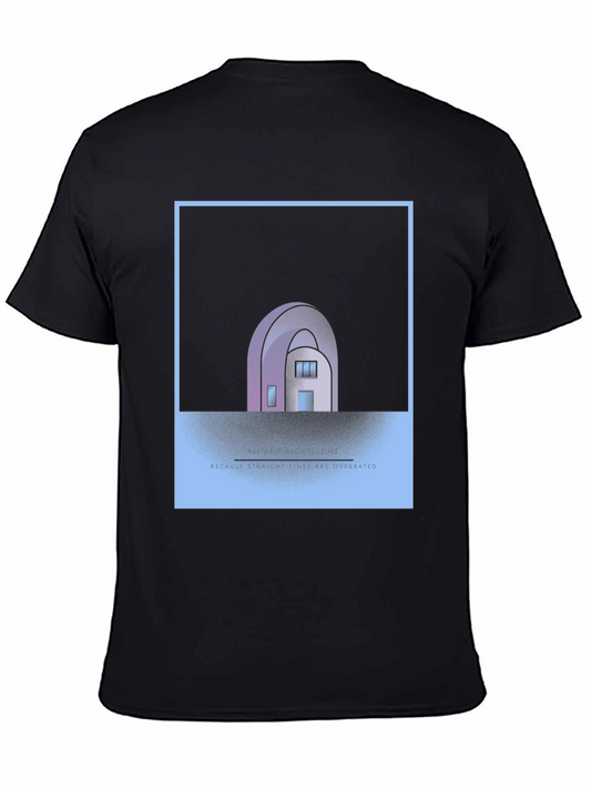 Abstract House Graphic Tee - Unique Style
