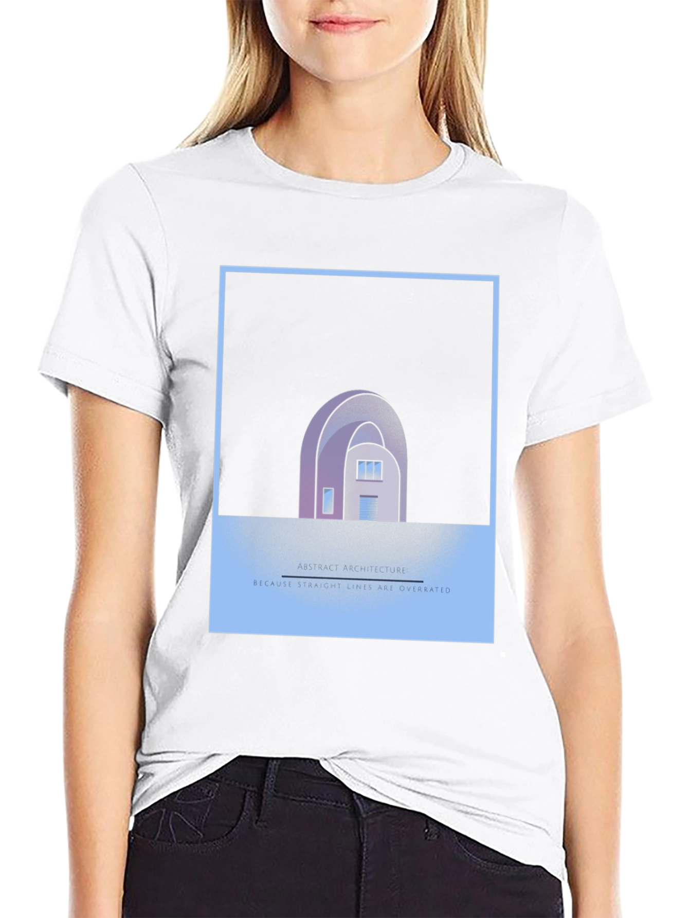 Abstract House Graphic Tee - Unique Style