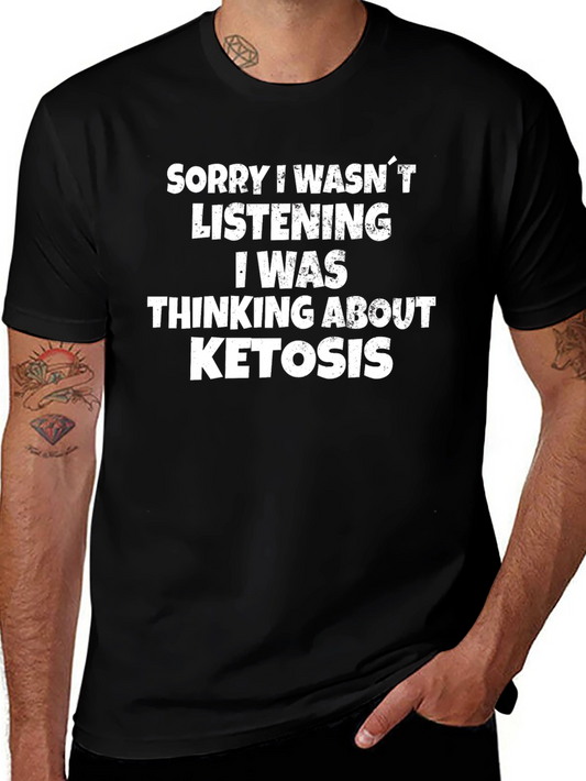 Ketosis Thinking T-Shirt - Funny Diet Tee