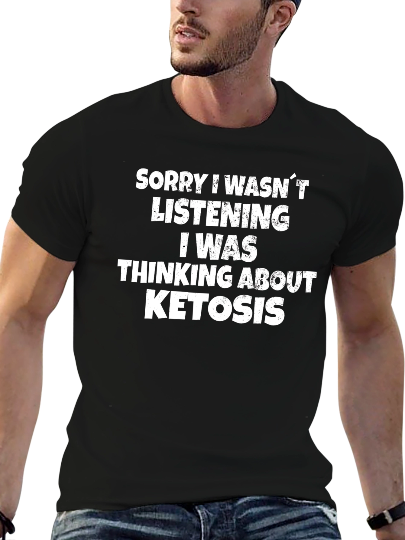 Ketosis Thinking T-Shirt - Funny Diet Tee