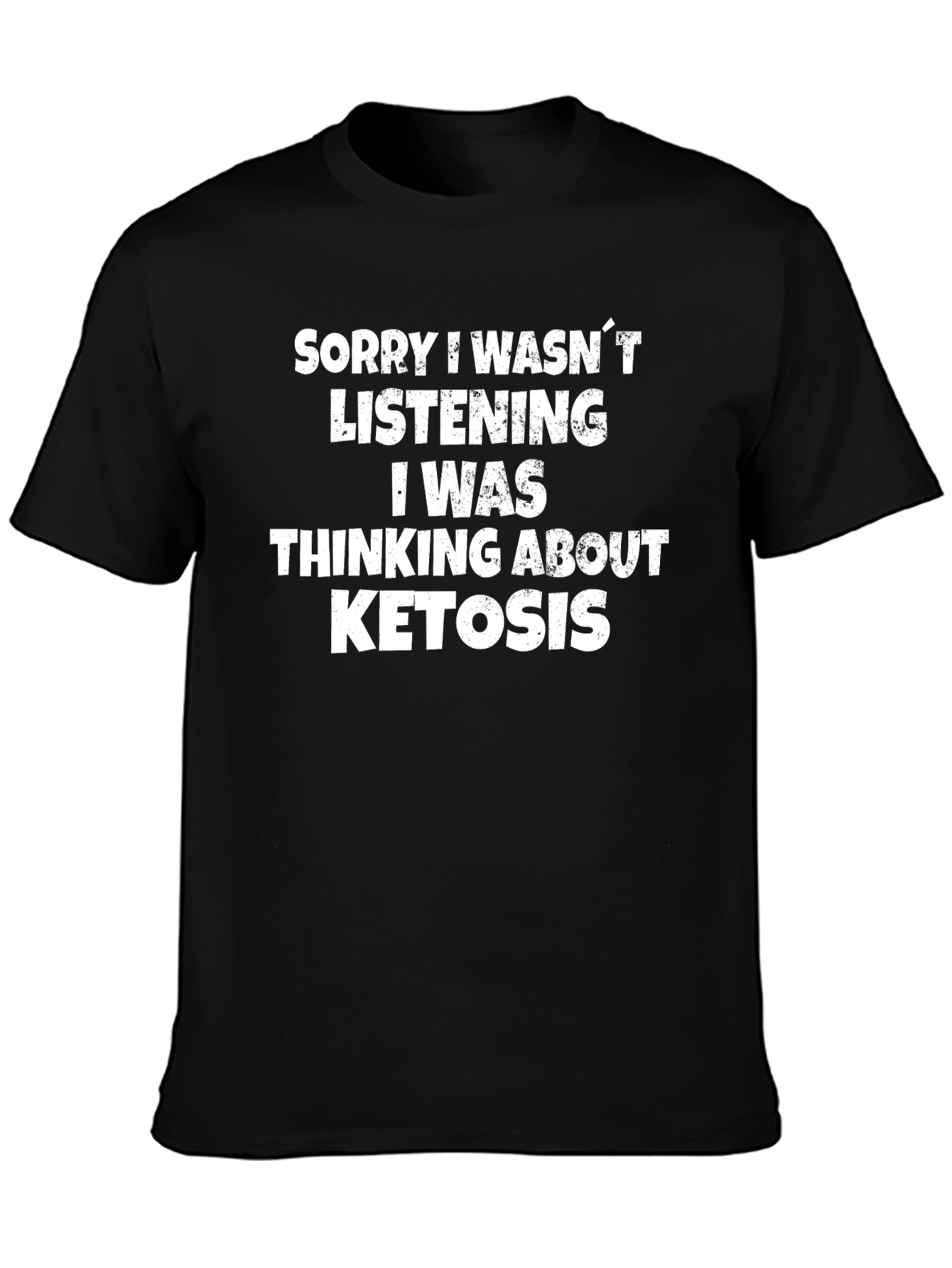 Ketosis Thinking T-Shirt - Funny Diet Tee