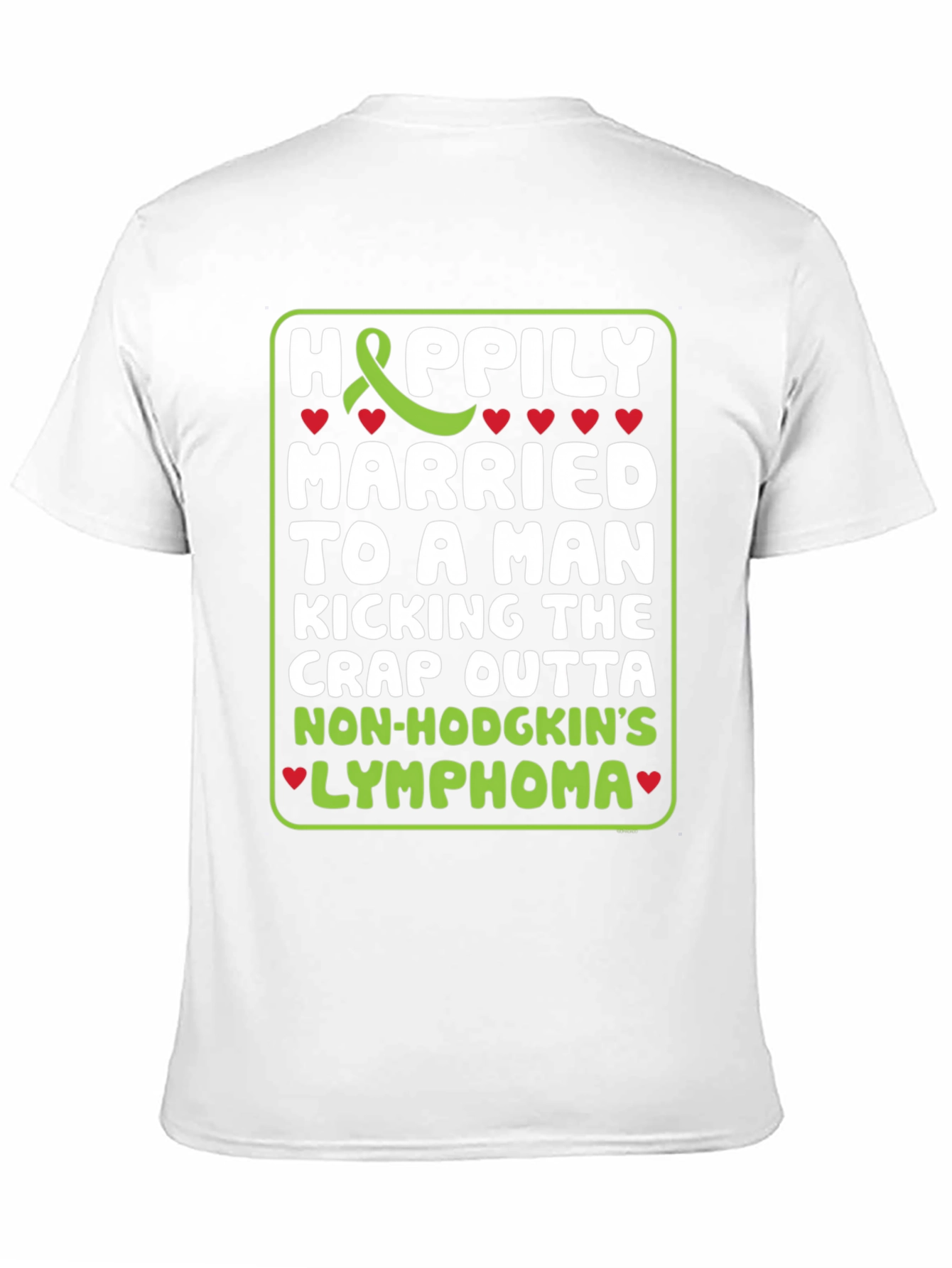 Happily Married Lymphoma Awareness T-Shirt
