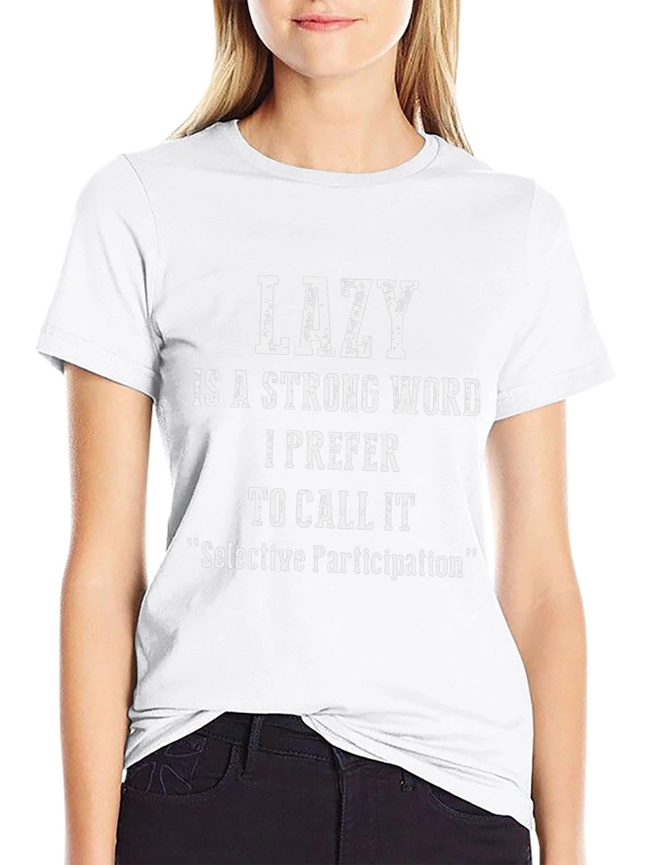 Funny Lazy Selective Participation T-Shirt