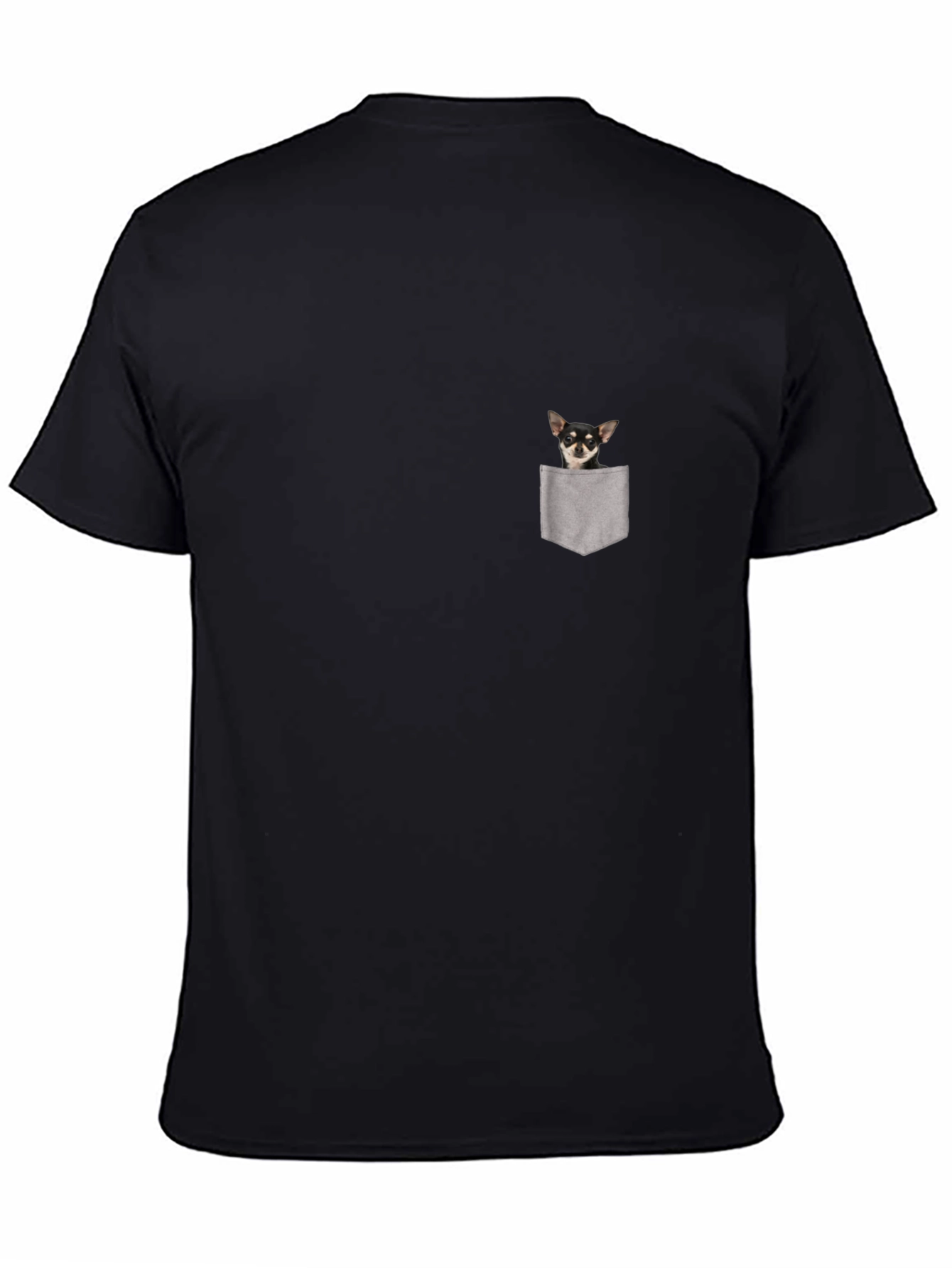 Chihuahua Pocket T-Shirt - Cute Dog Tee
