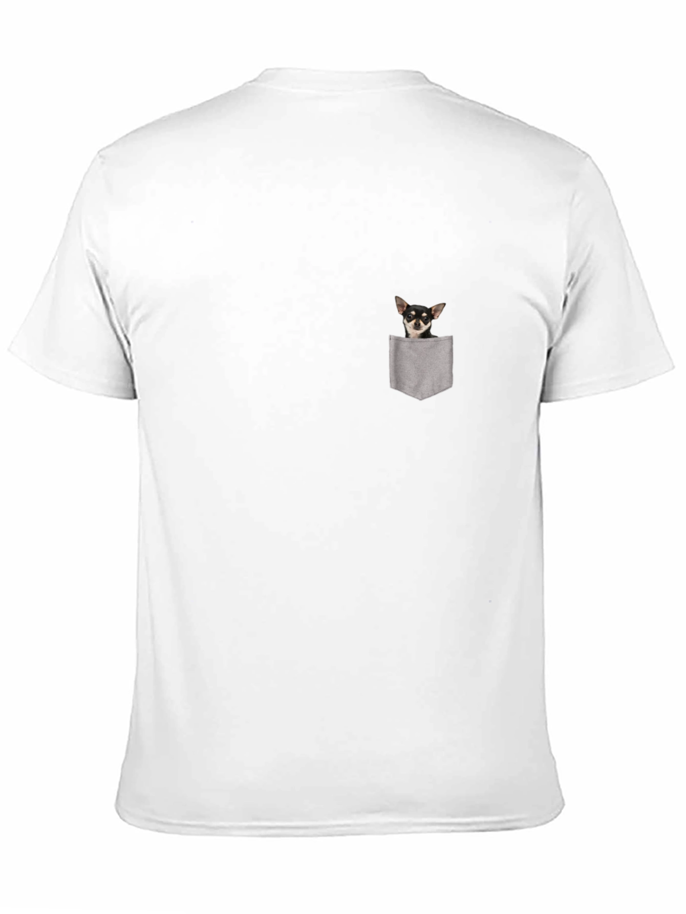 Chihuahua Pocket T-Shirt - Cute Dog Tee