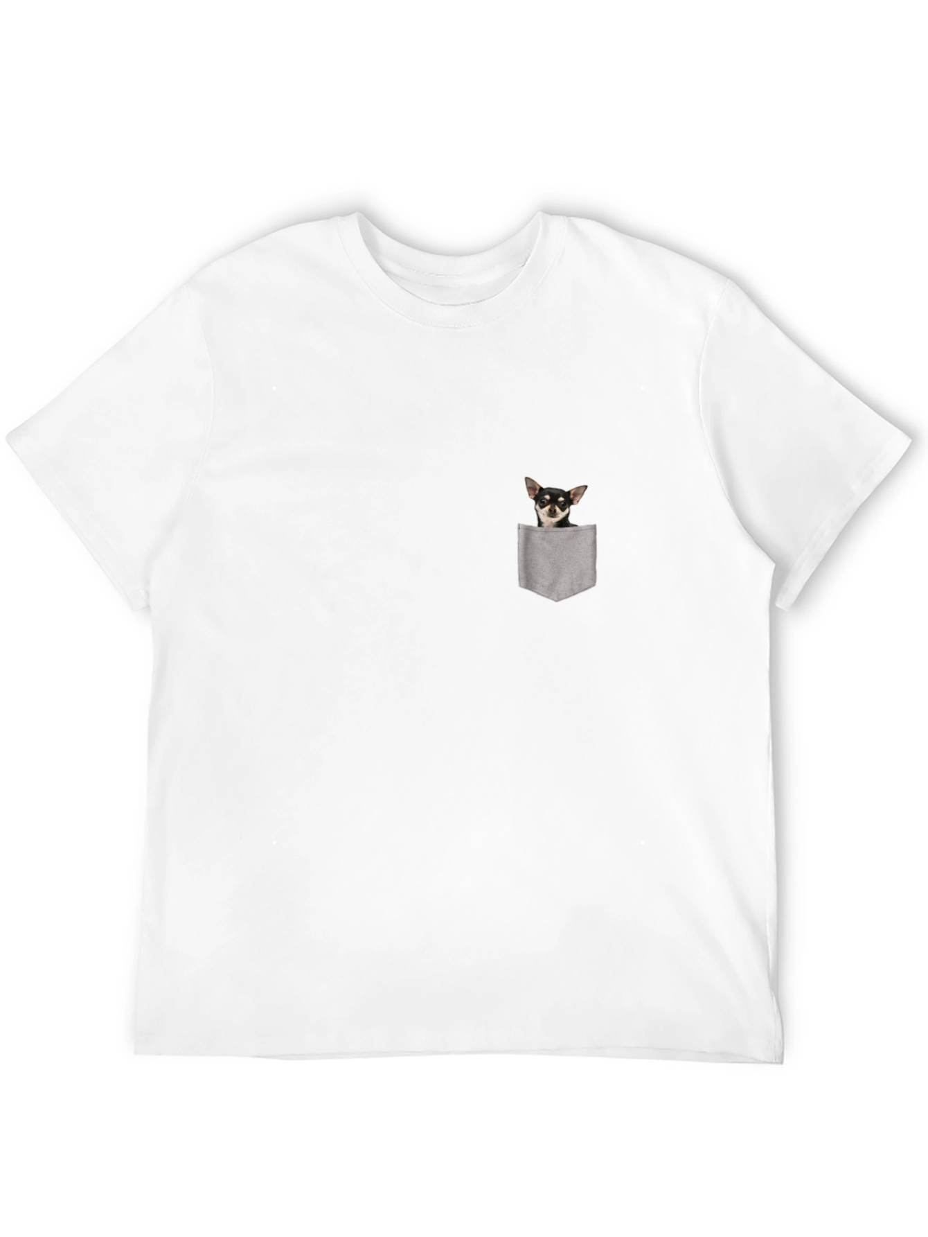 Chihuahua Pocket T-Shirt - Cute Dog Tee