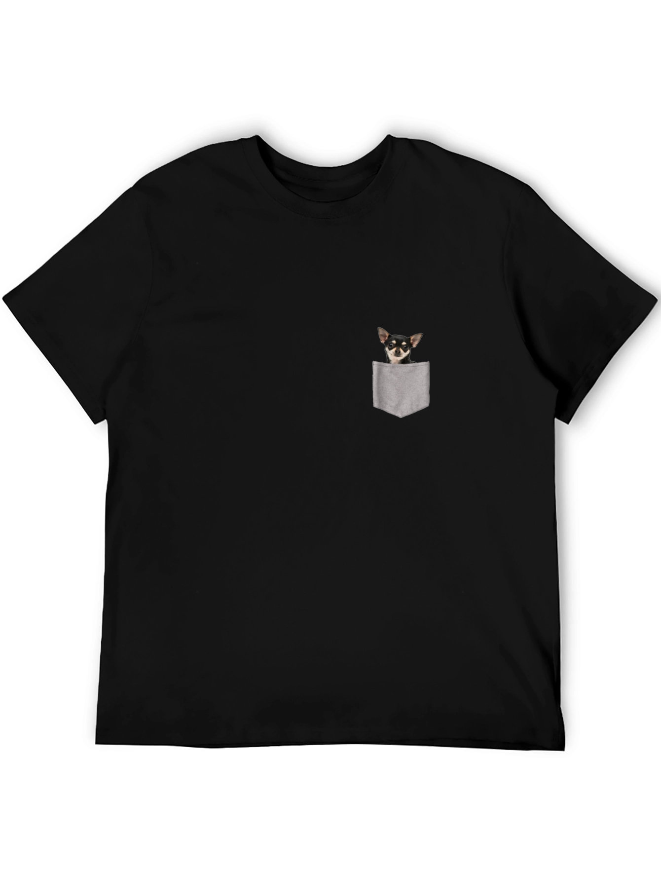 Chihuahua Pocket T-Shirt - Cute Dog Tee