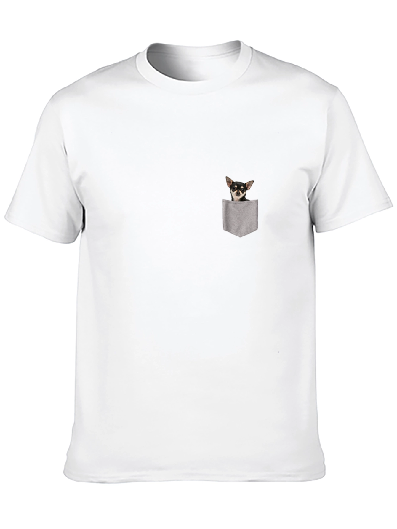 Chihuahua Pocket T-Shirt - Cute Dog Tee