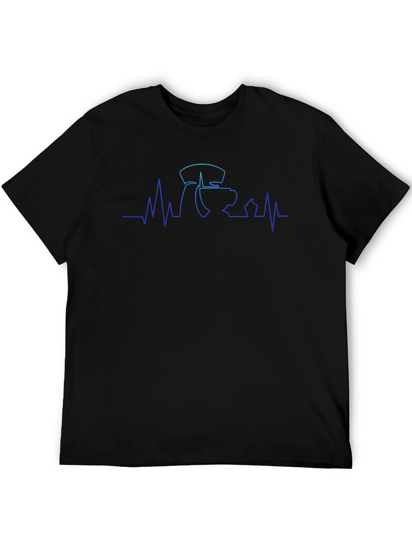 Coffee ECG T-Shirt - Caffeine Heartbeat Tee