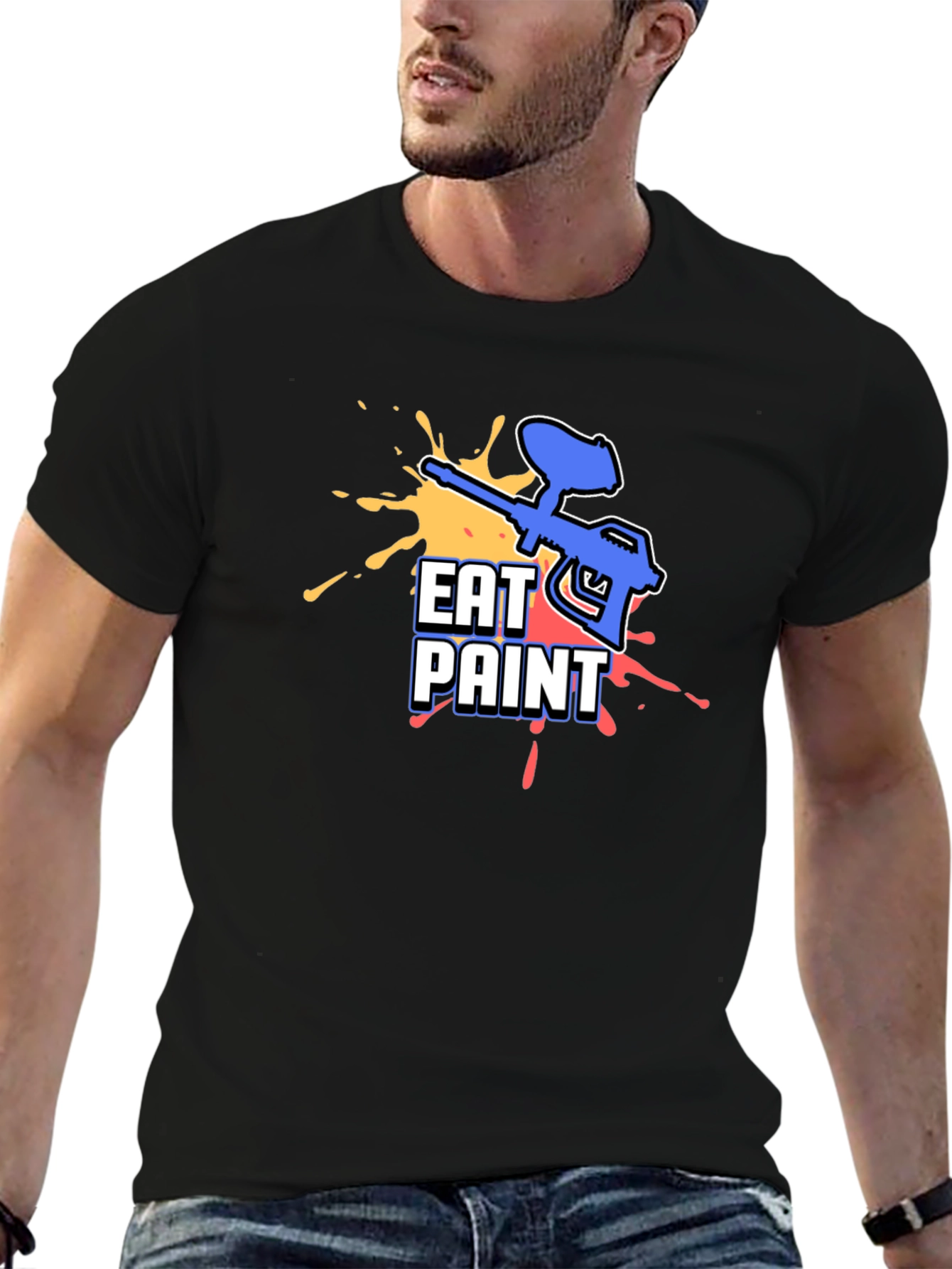 Eat Paint T-Shirt - Paintball Design