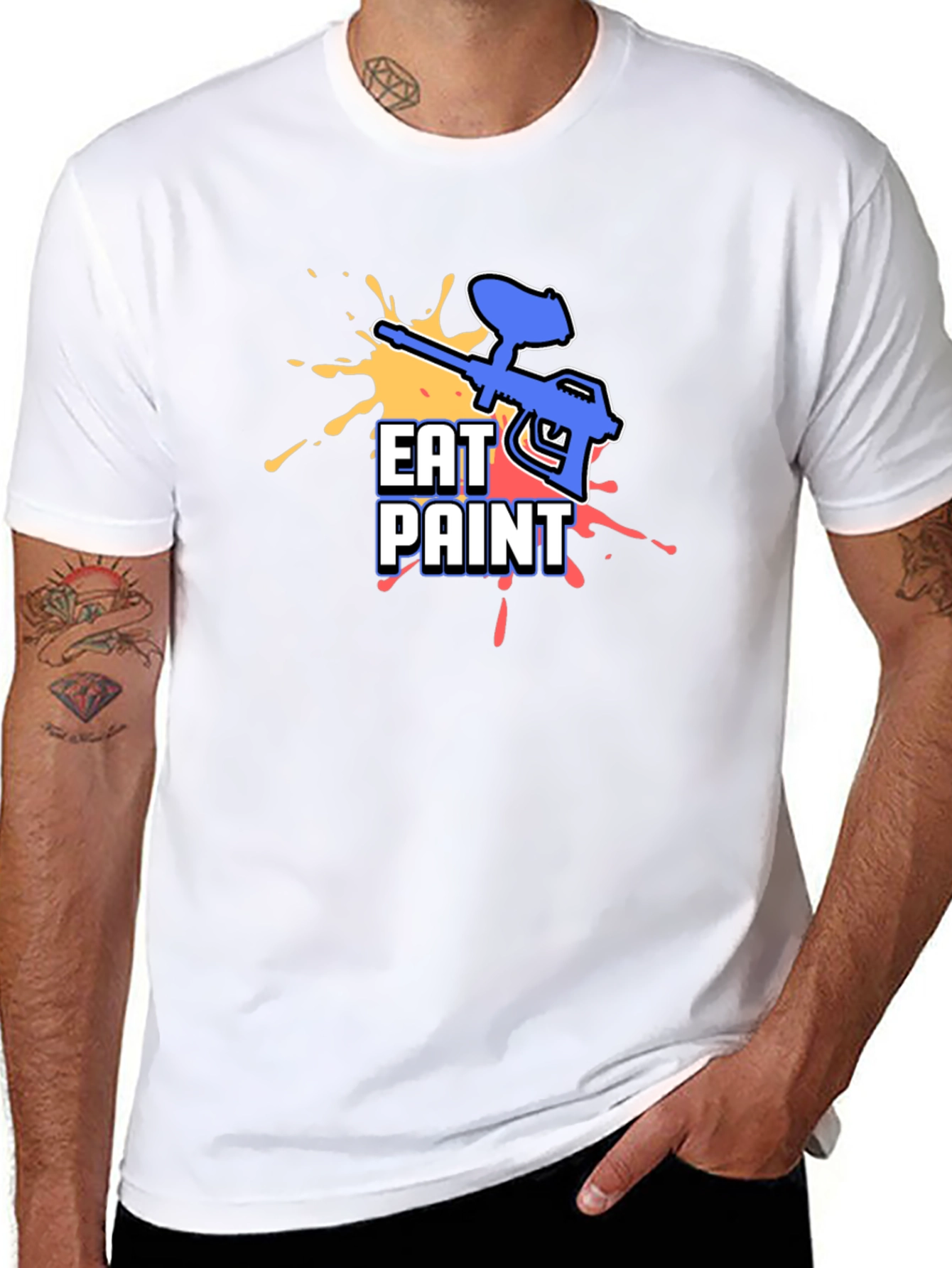 Eat Paint T-Shirt - Paintball Design