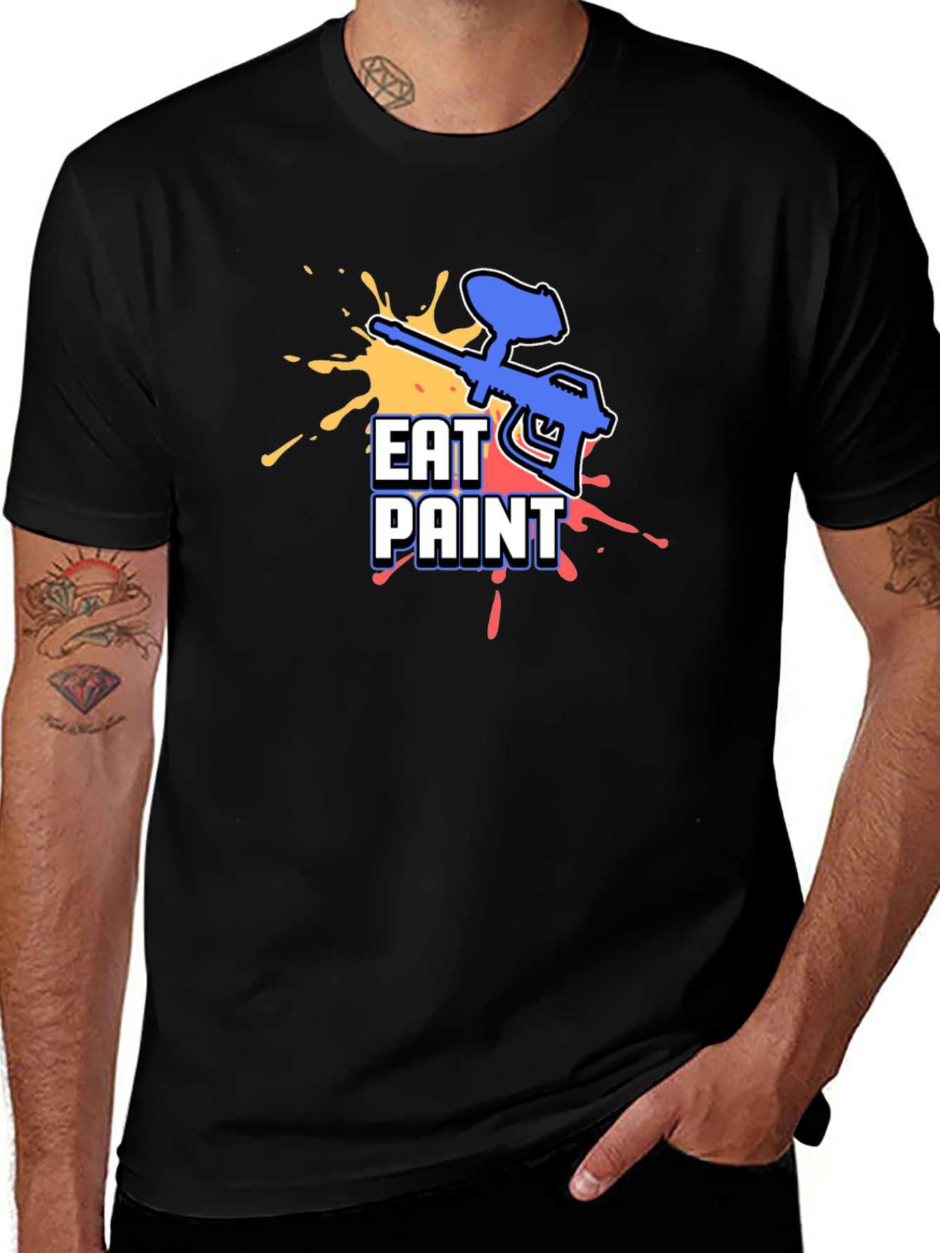 Eat Paint T-Shirt - Paintball Design