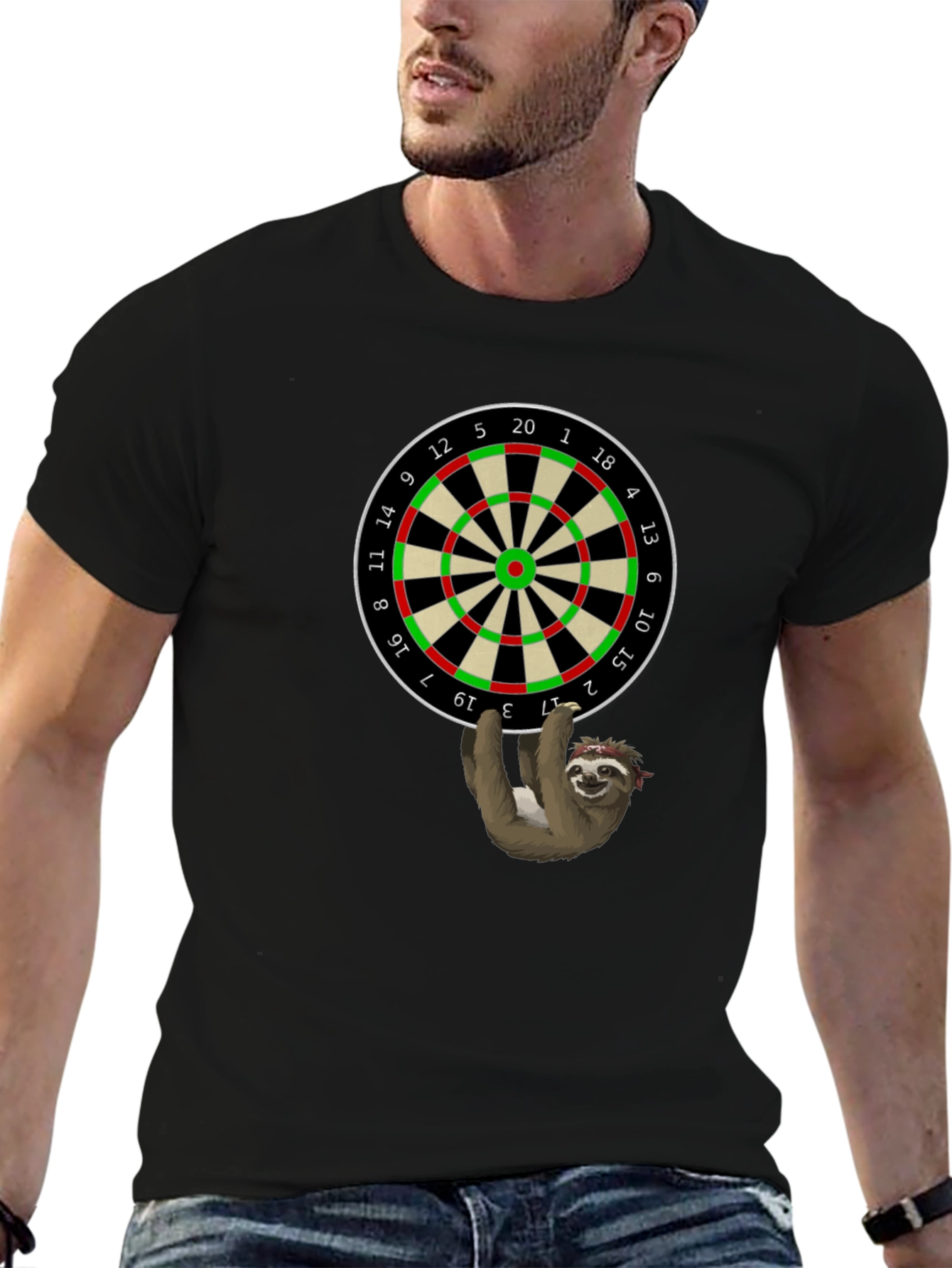 Sloth Darts T-Shirt - Funny & Unique Tee