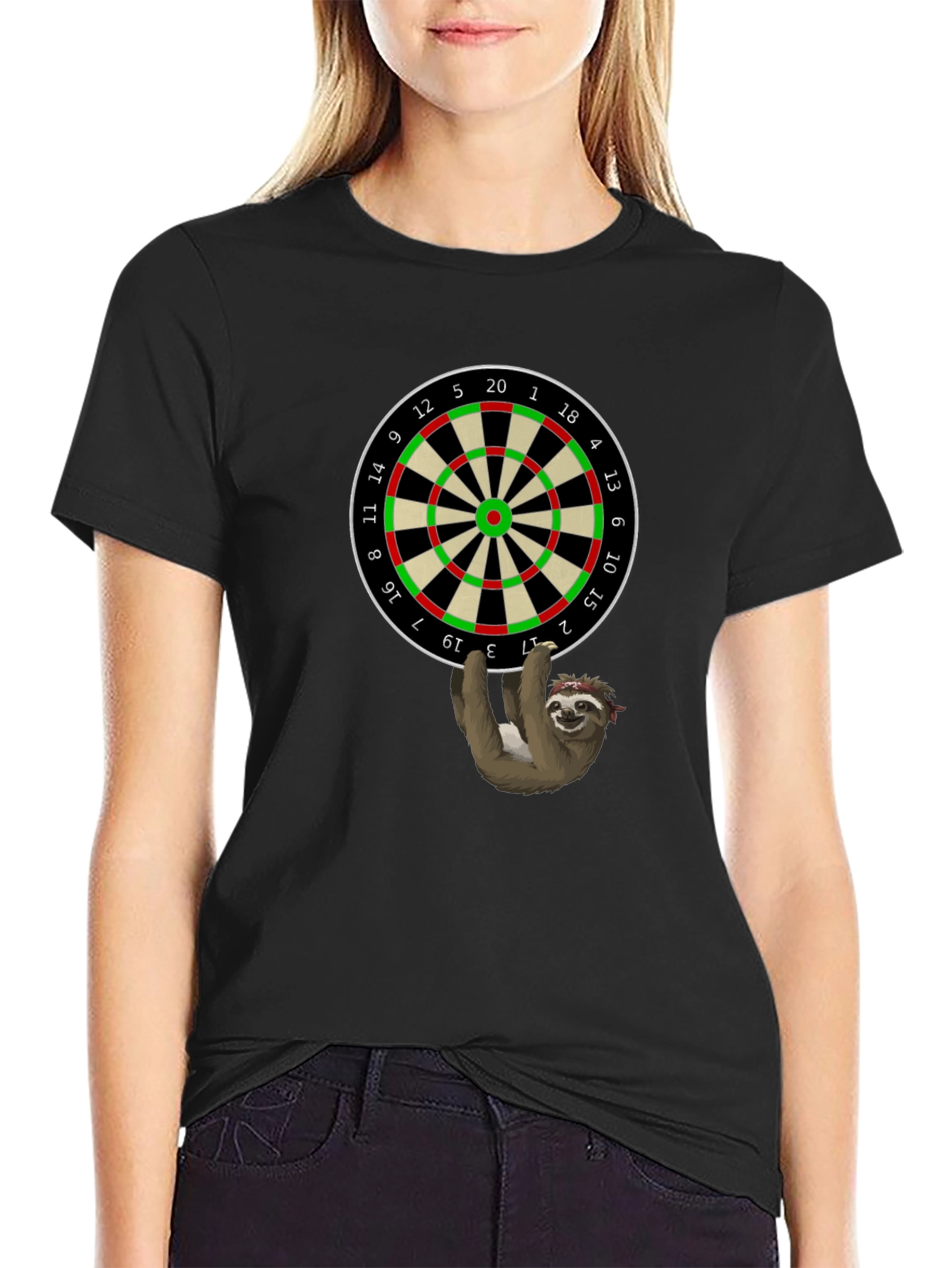 Sloth Darts T-Shirt - Funny & Unique Tee