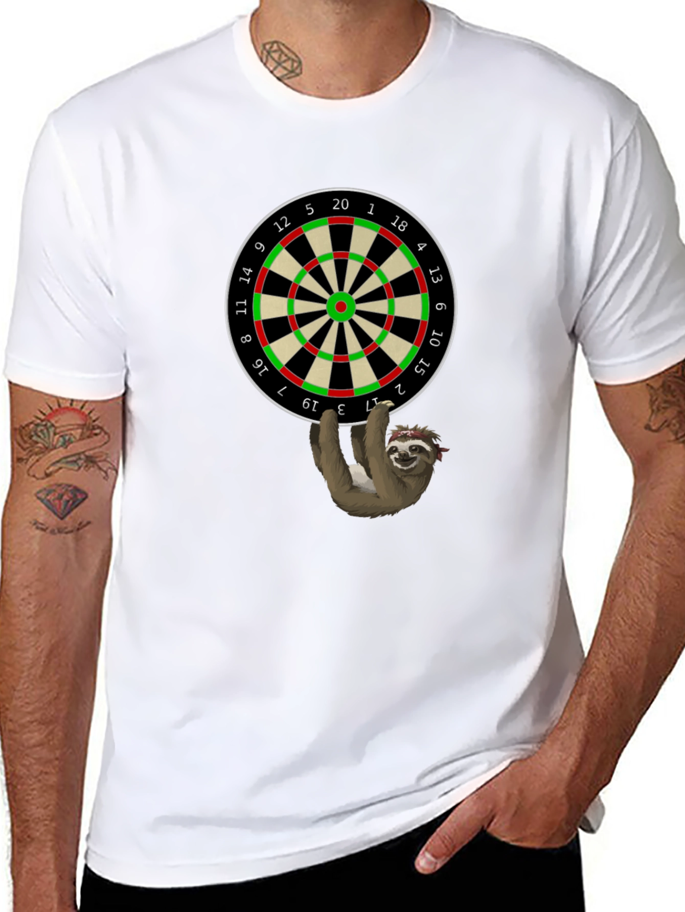 Sloth Darts T-Shirt - Funny & Unique Tee