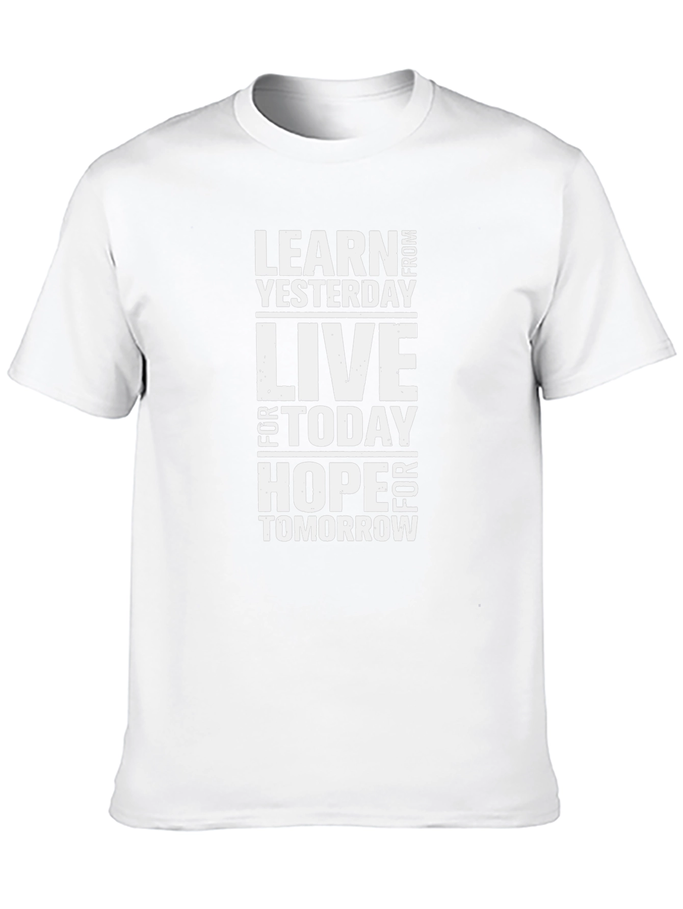 Learn Live Hope Graphic Tee - Motivational T-Shirt