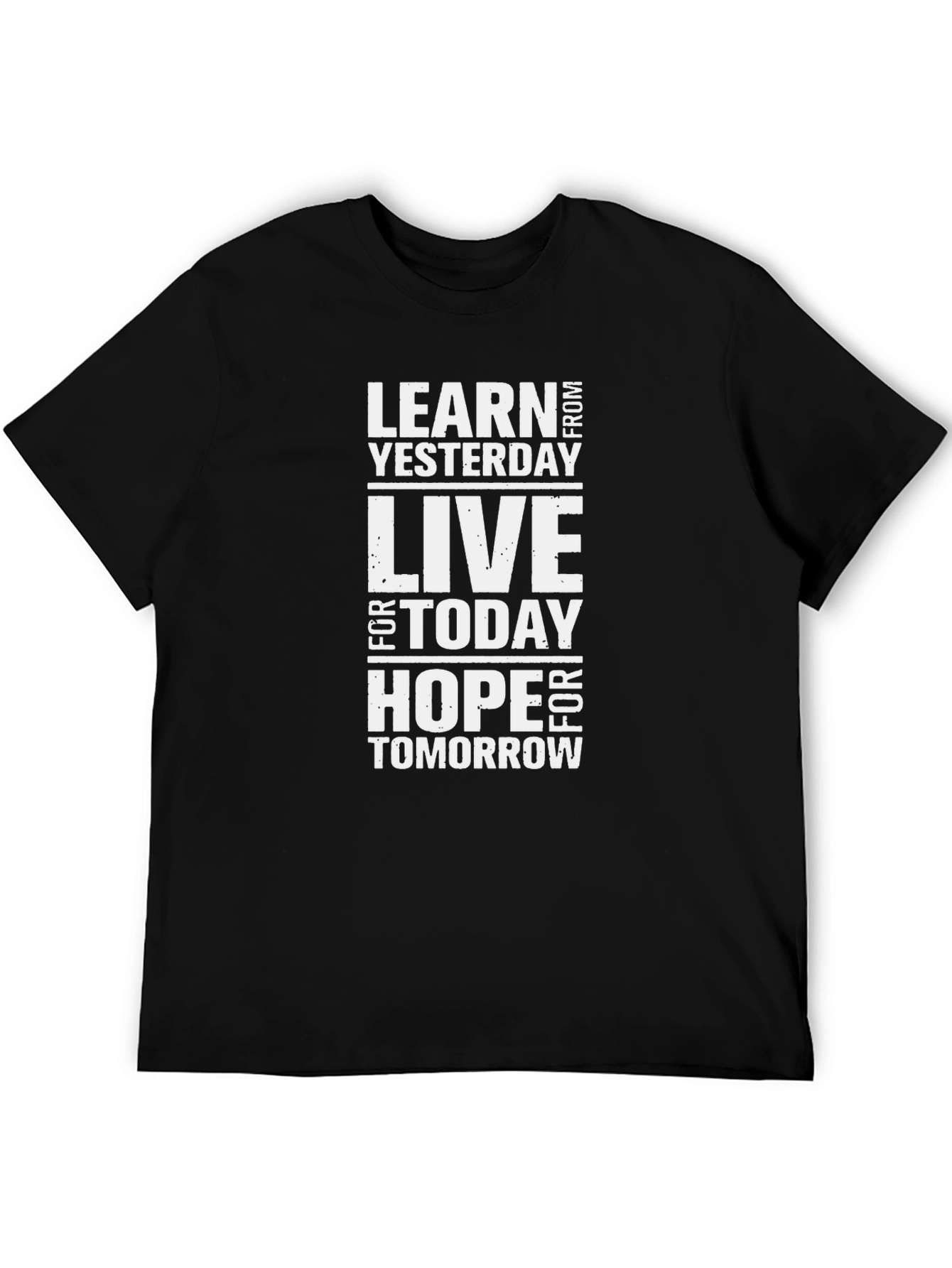 Learn Live Hope Graphic Tee - Motivational T-Shirt