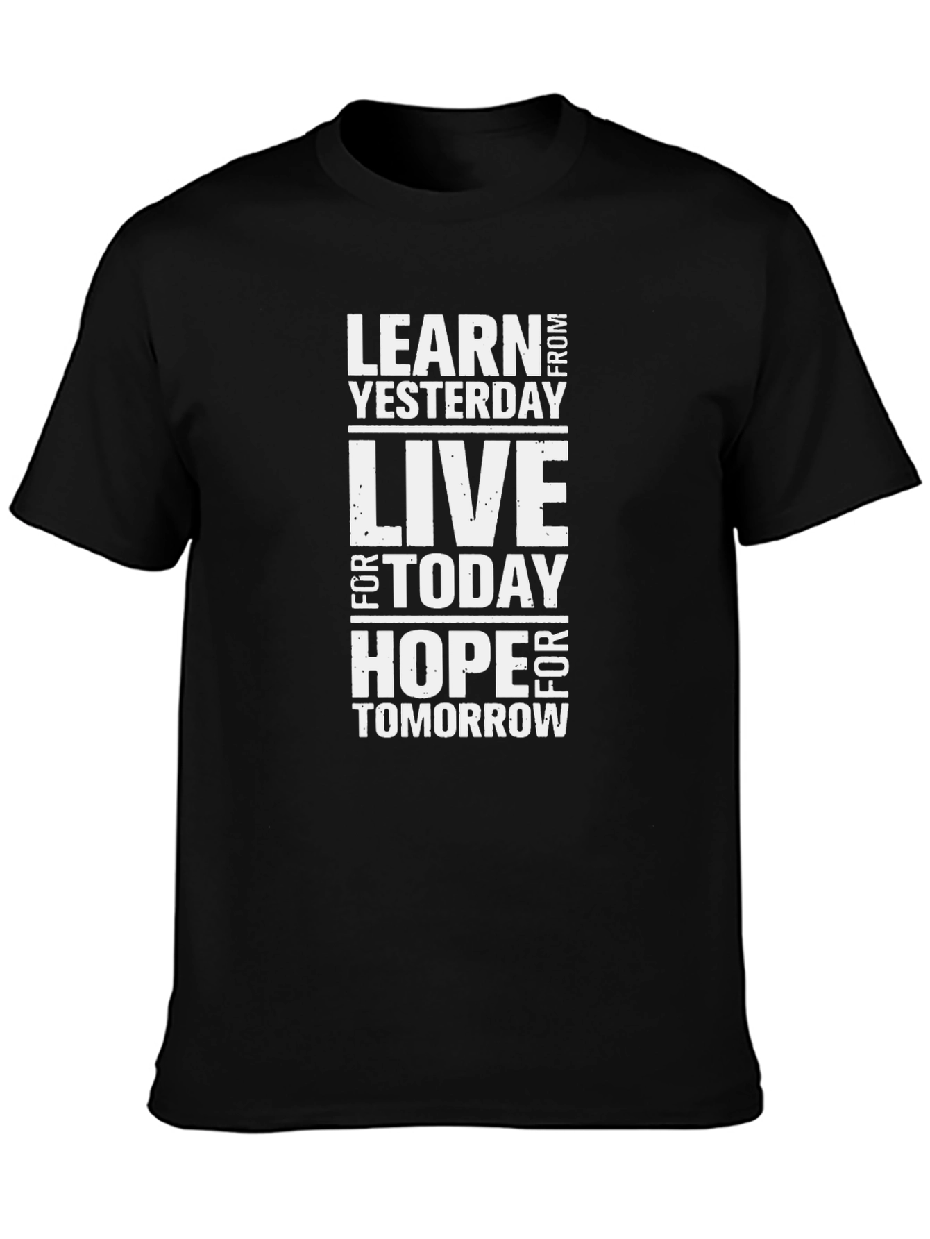 Learn Live Hope Graphic Tee - Motivational T-Shirt