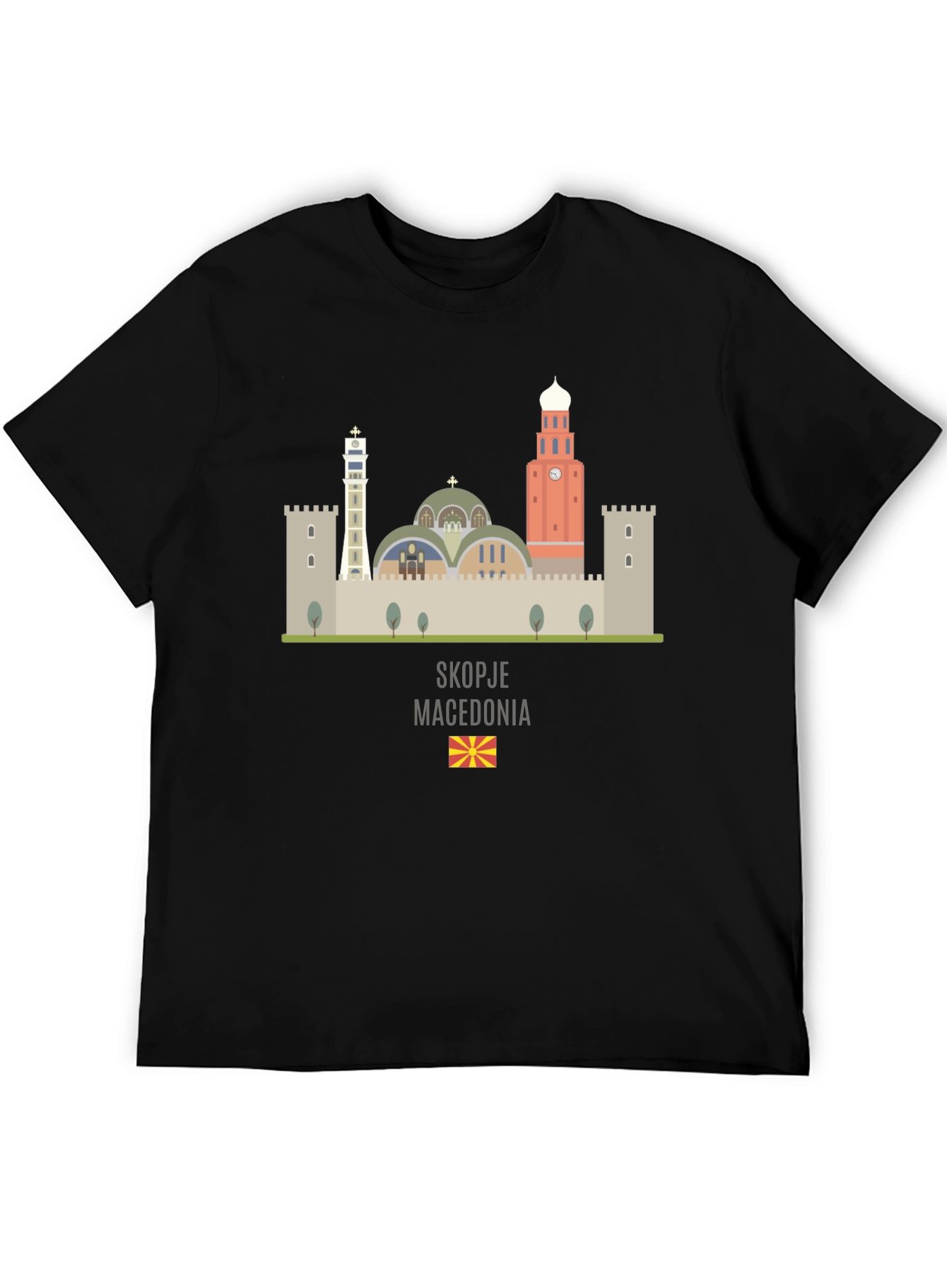 Skopje Macedonia Graphic T-Shirt