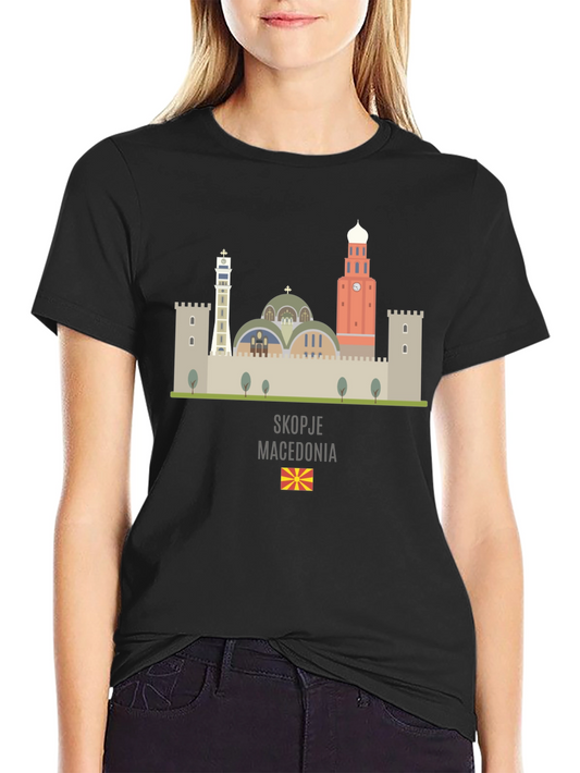 Skopje Macedonia Graphic T-Shirt