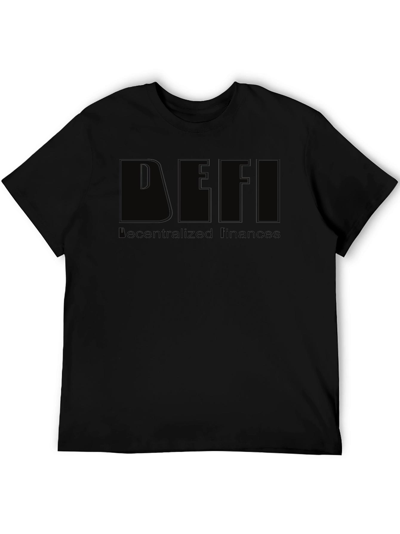 DeFi Decentralized Finance Black T-Shirt