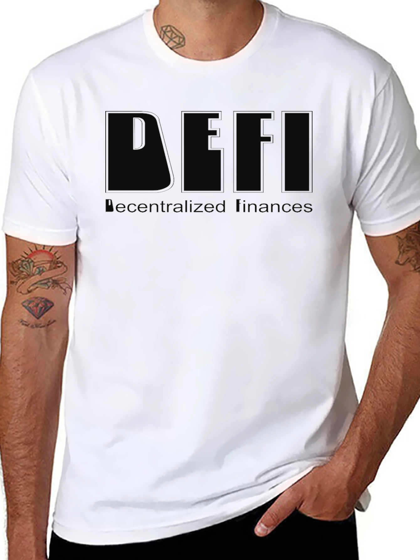 DeFi Decentralized Finance Black T-Shirt