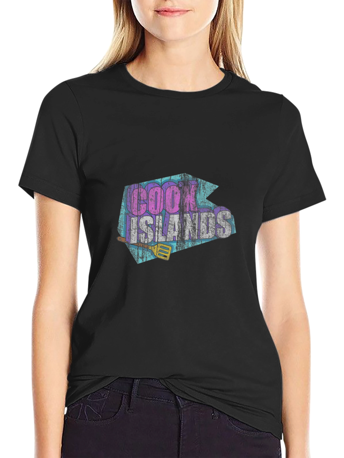Cook Islands Graphic T-Shirt - Retro Style