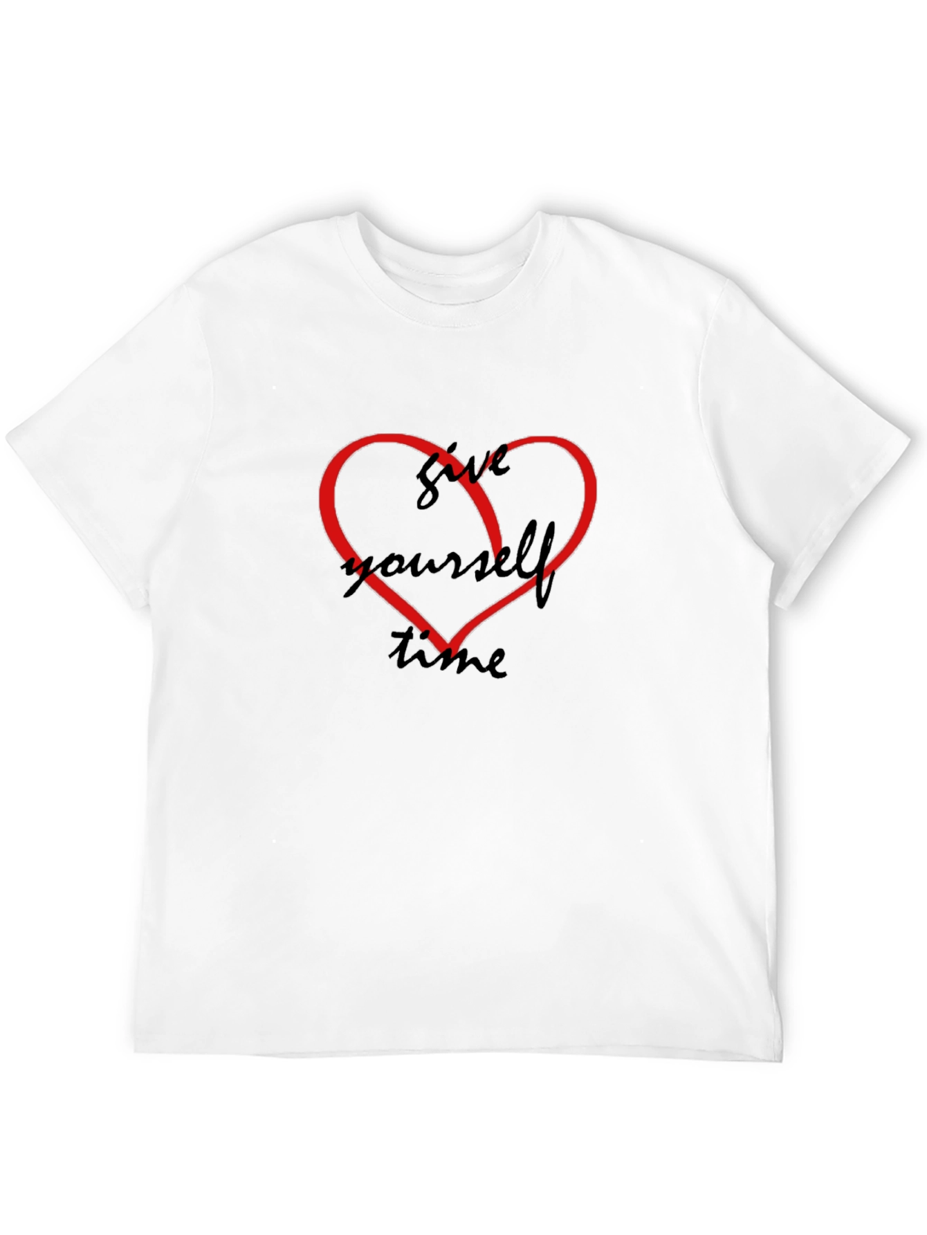 Give Yourself Time Heart Graphic T-Shirt