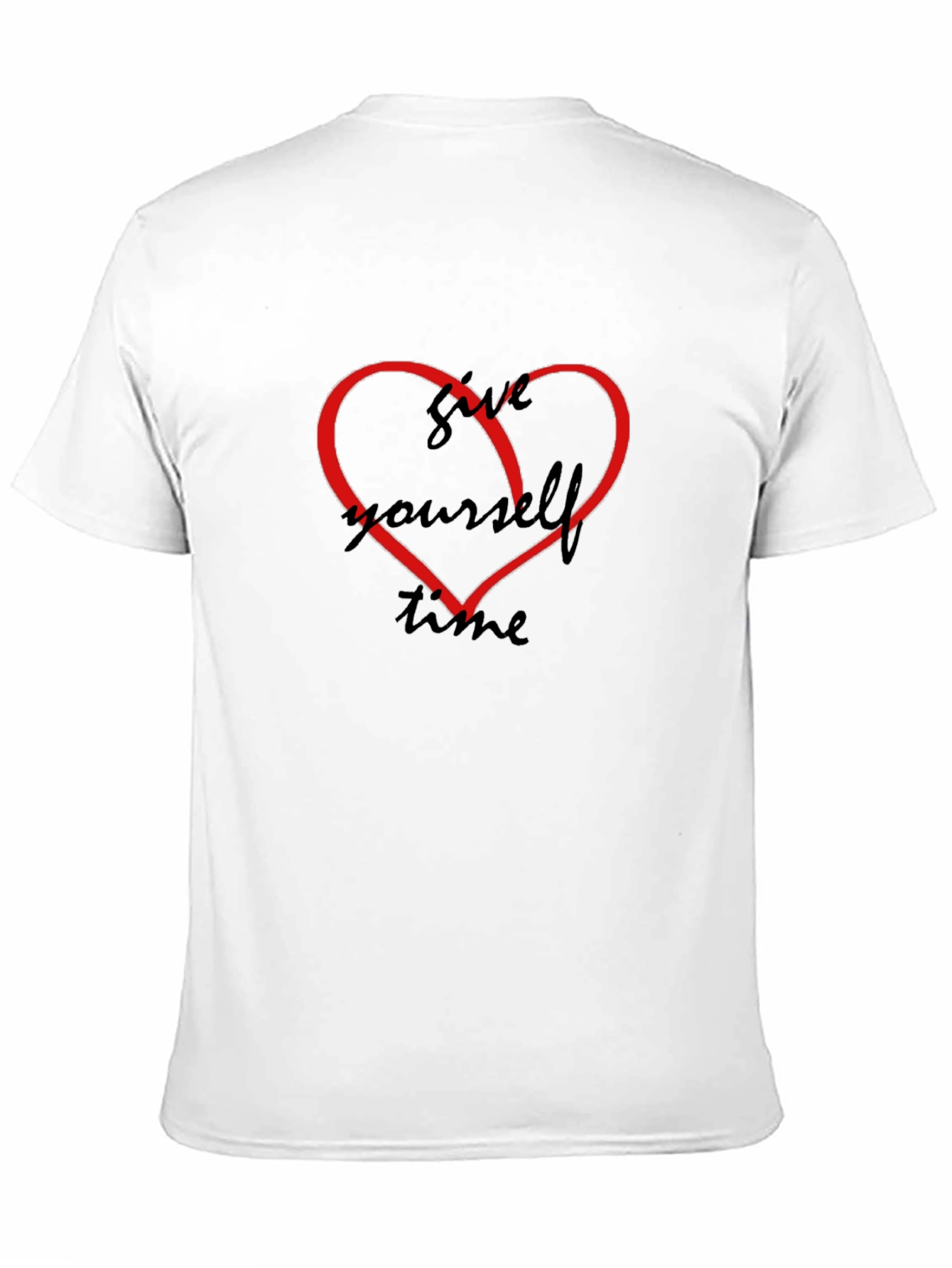Give Yourself Time Heart Graphic T-Shirt