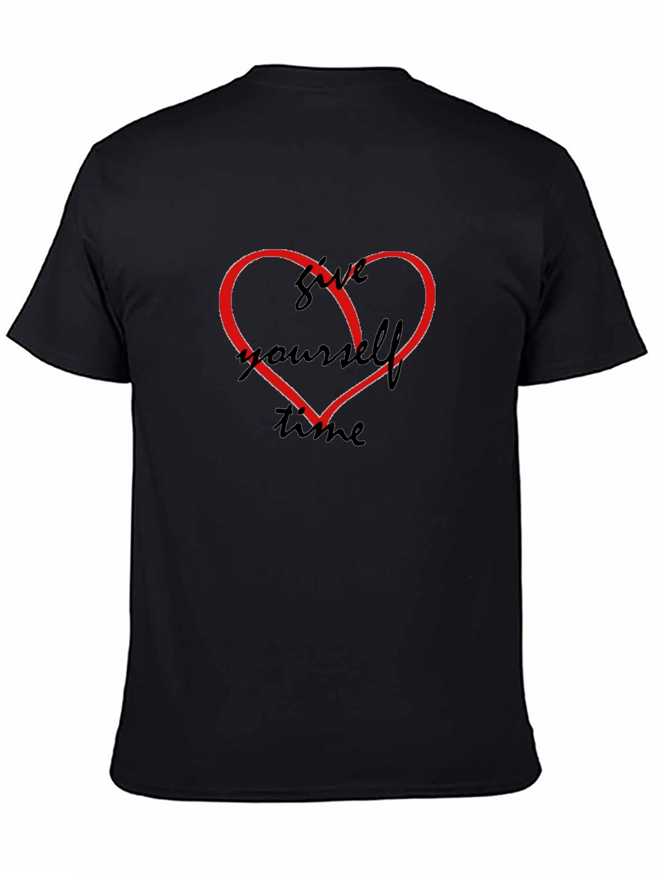 Give Yourself Time Heart Graphic T-Shirt