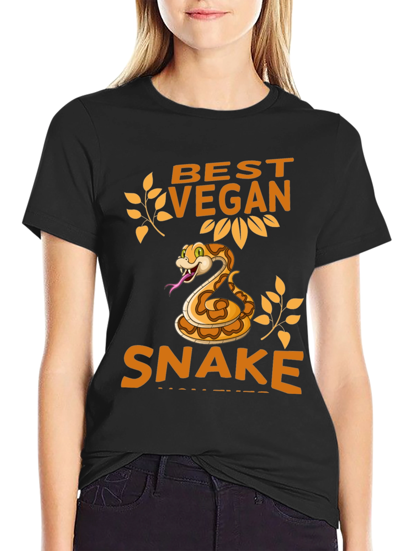 Best Vegan Snake Graphic Tee
