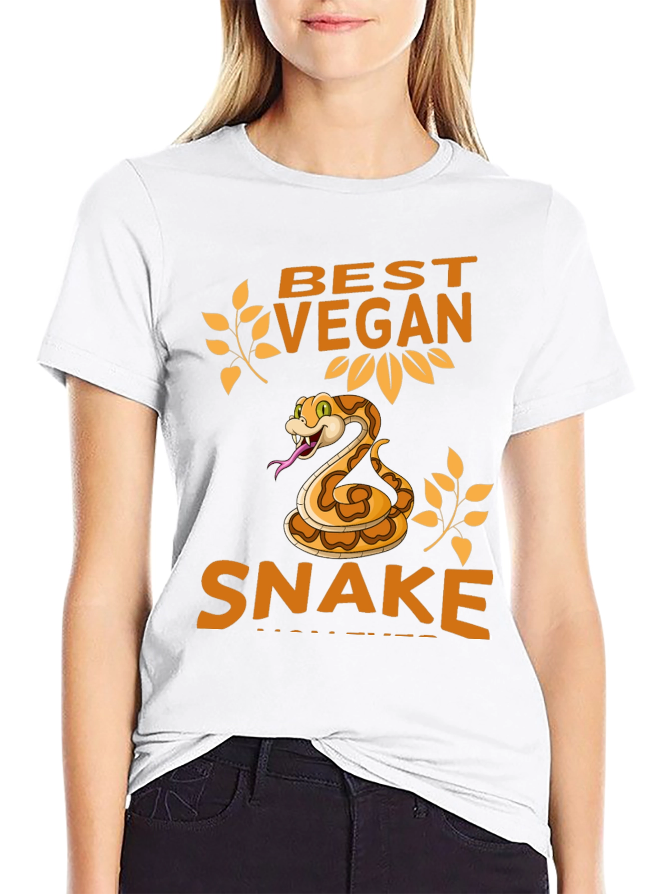 Best Vegan Snake Graphic Tee