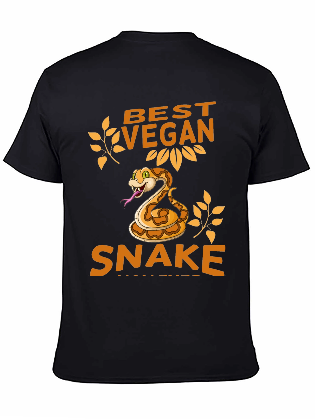 Best Vegan Snake Graphic Tee