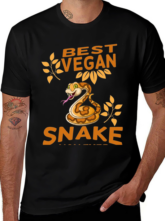 Best Vegan Snake Graphic Tee