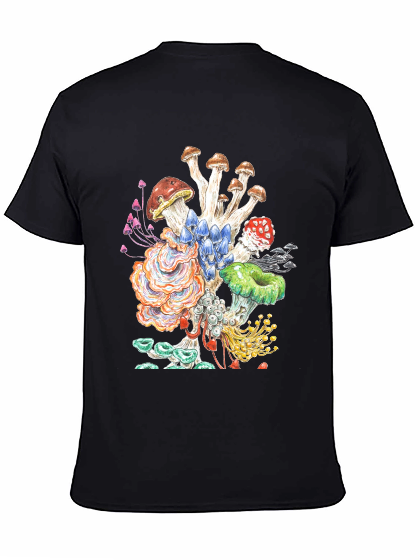 Mushroom Graphic Tee - Funky Nature Shirt