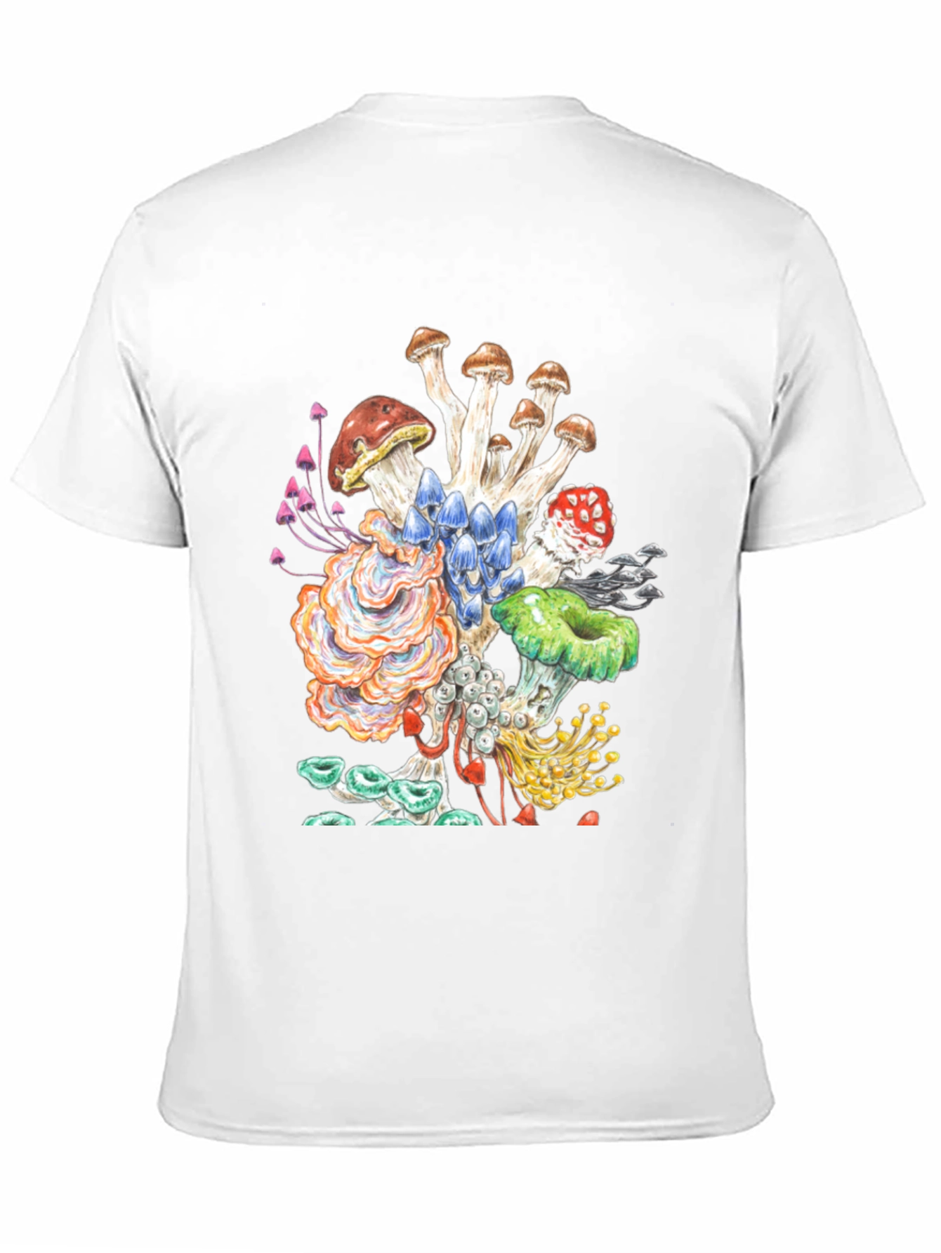 Mushroom Graphic Tee - Funky Nature Shirt