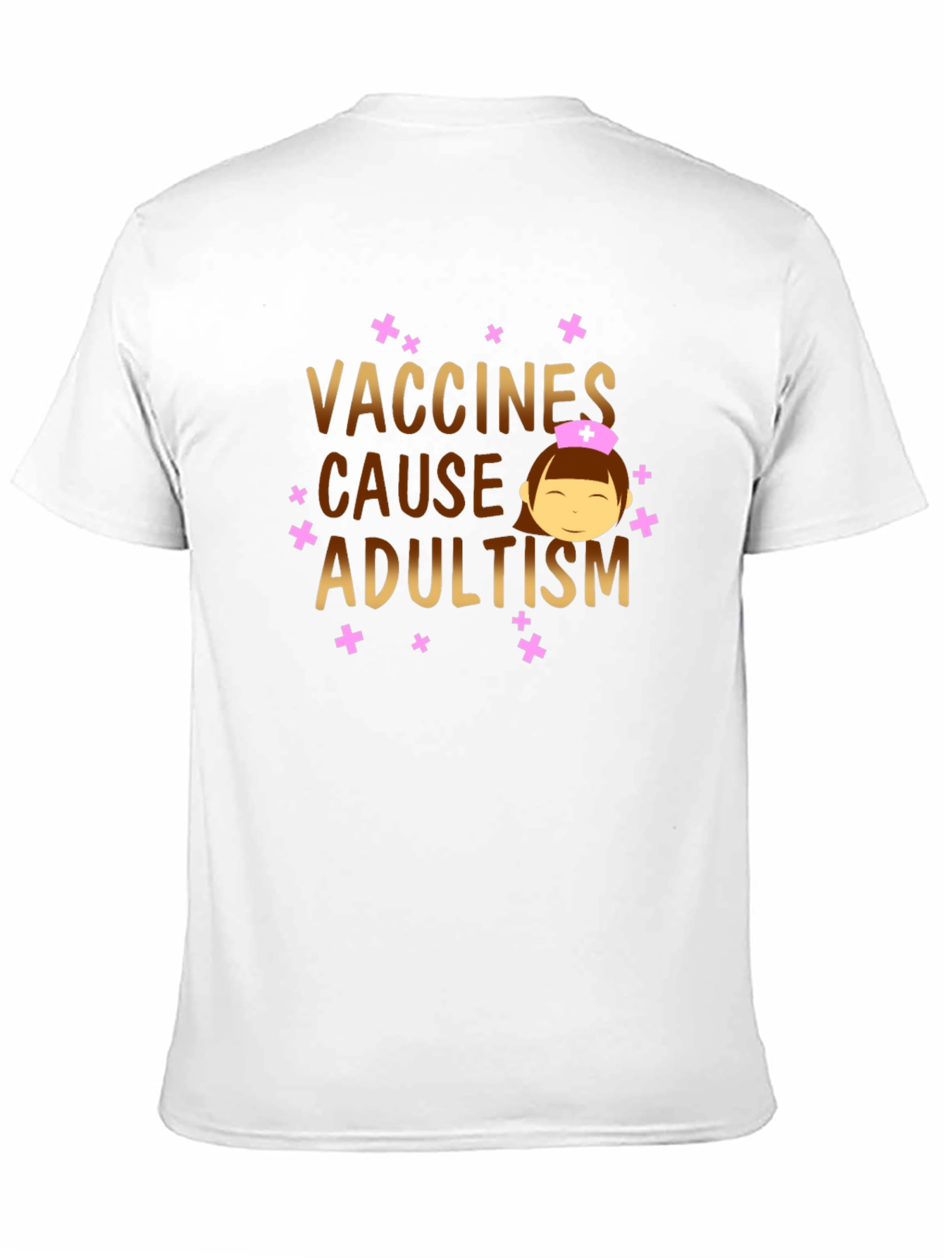 Vaccines Cause Adultism Graphic T-Shirt