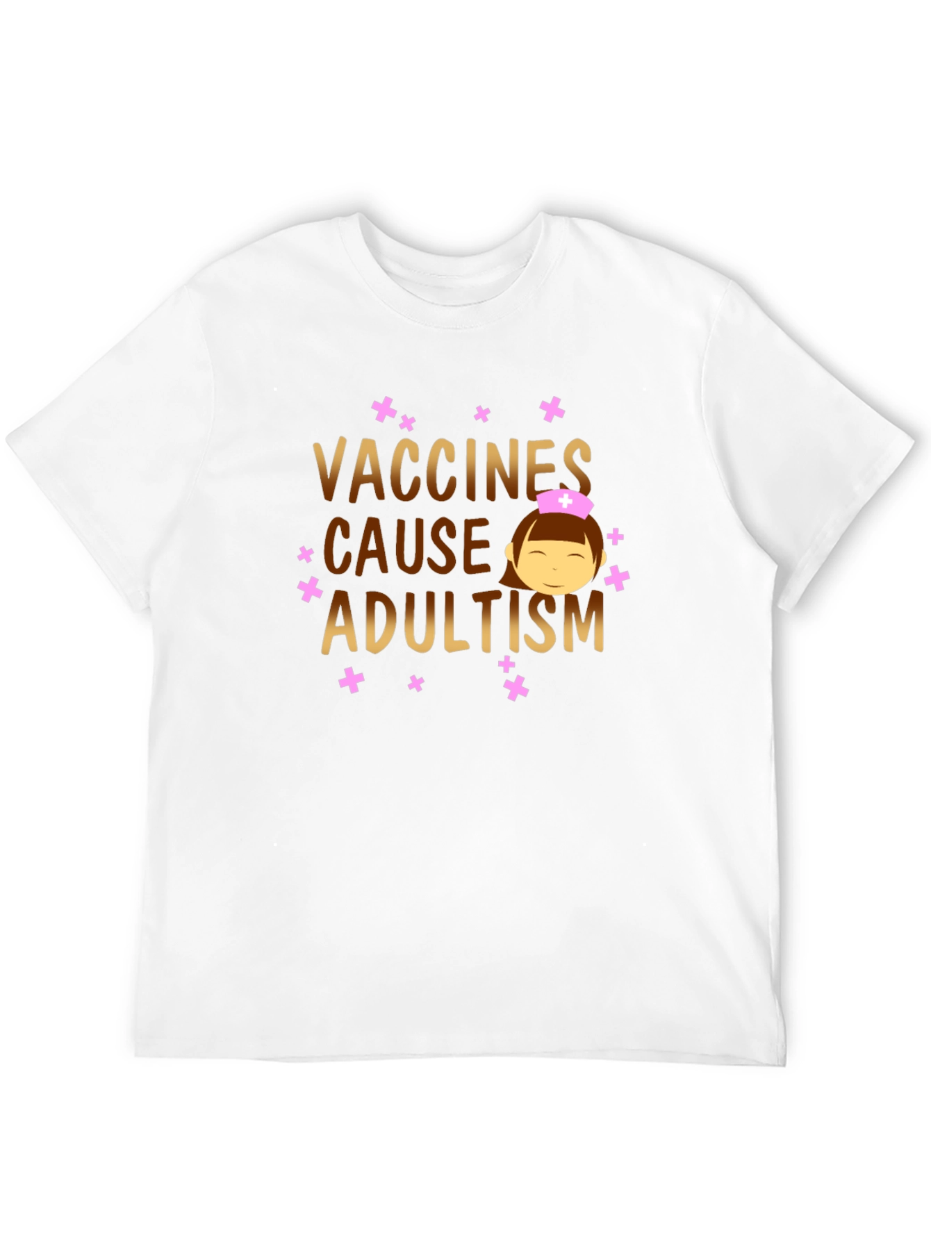 Vaccines Cause Adultism Graphic T-Shirt