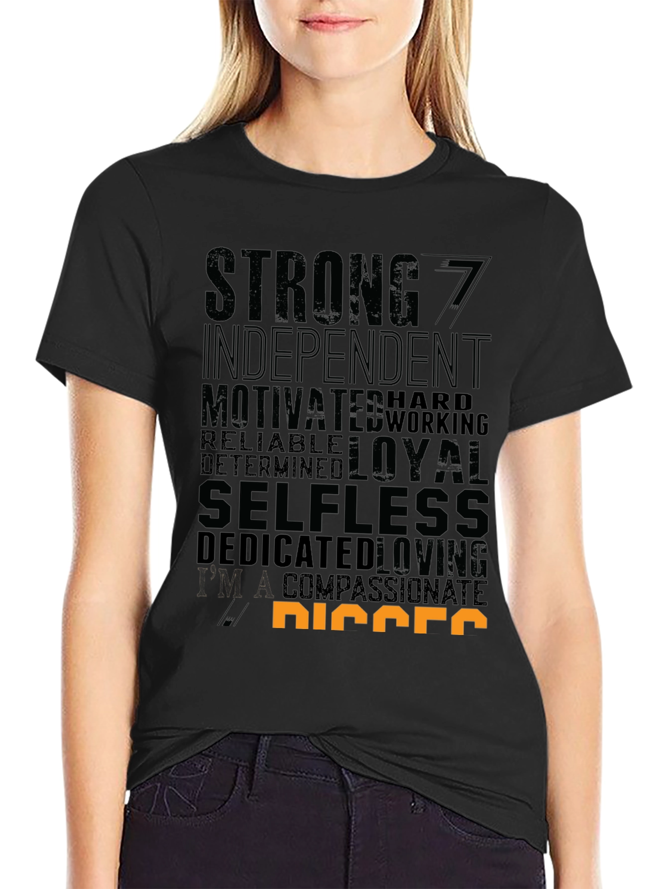 Strong Independent Graphic Print Crew Neck T-Shirt